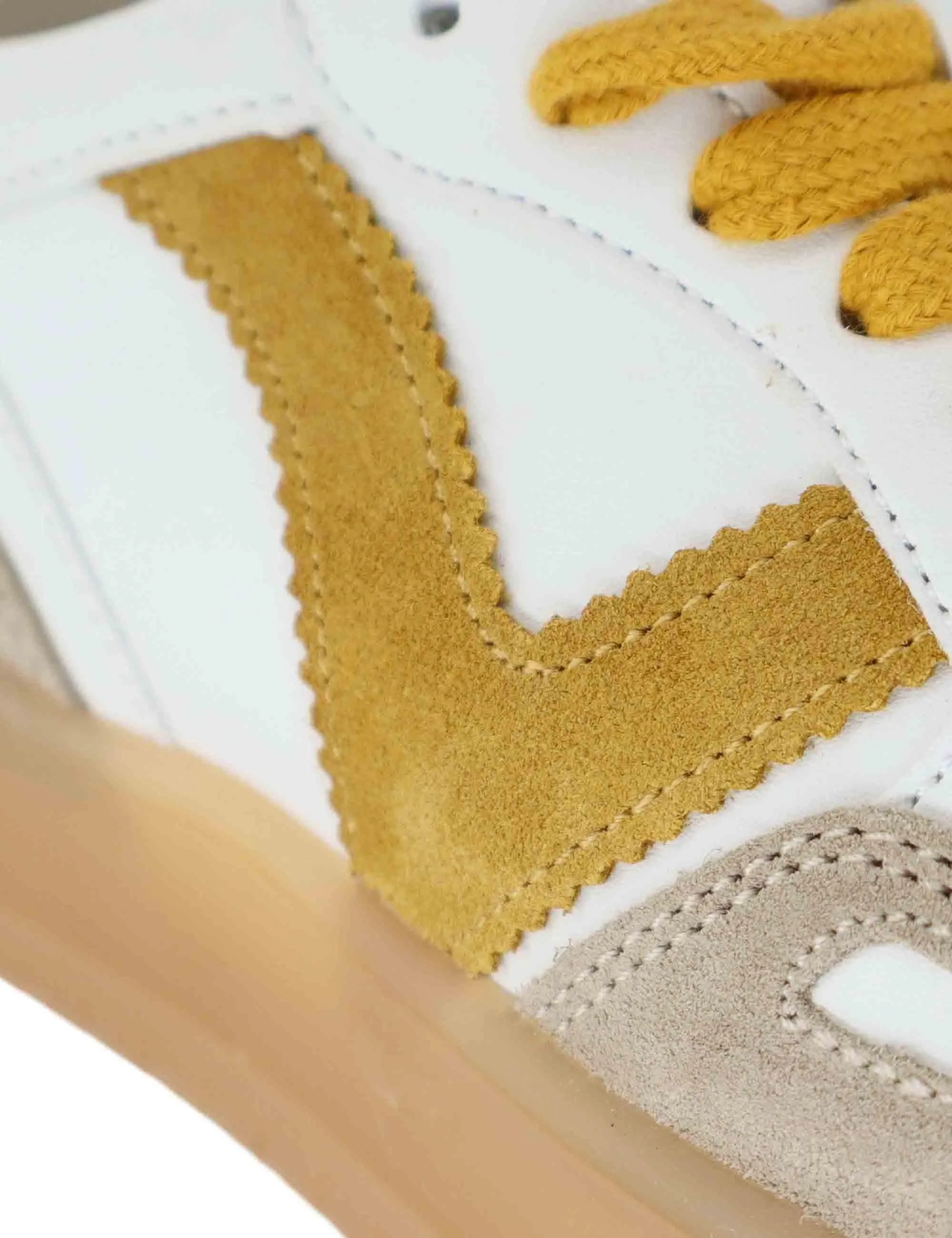 Sneakers Seul in pelle bianca Donna 1257125 Mostaza sold by Spatarella product image thumbnail 4