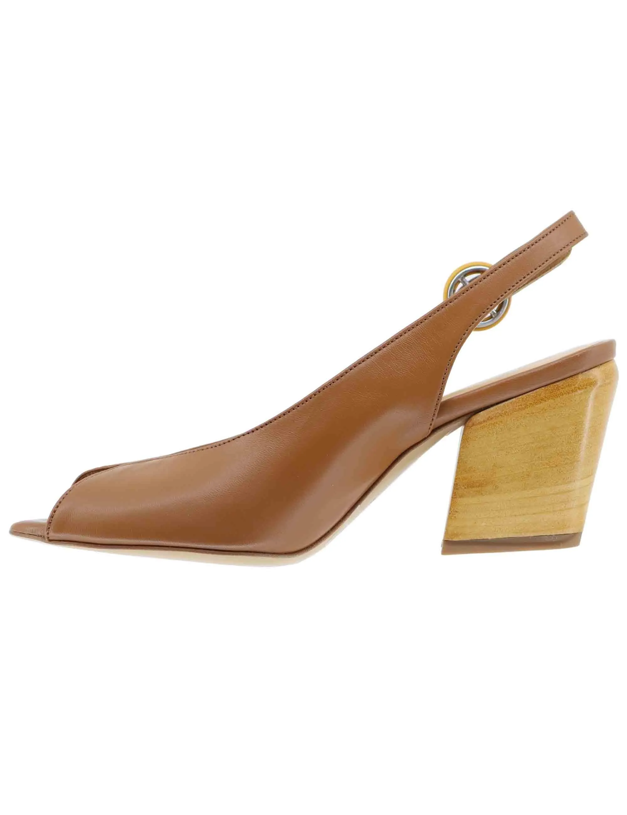 Slingback donna in pelle cuoio con tacco alto Donna SP819 014 sold by Spatarella product image thumbnail 2