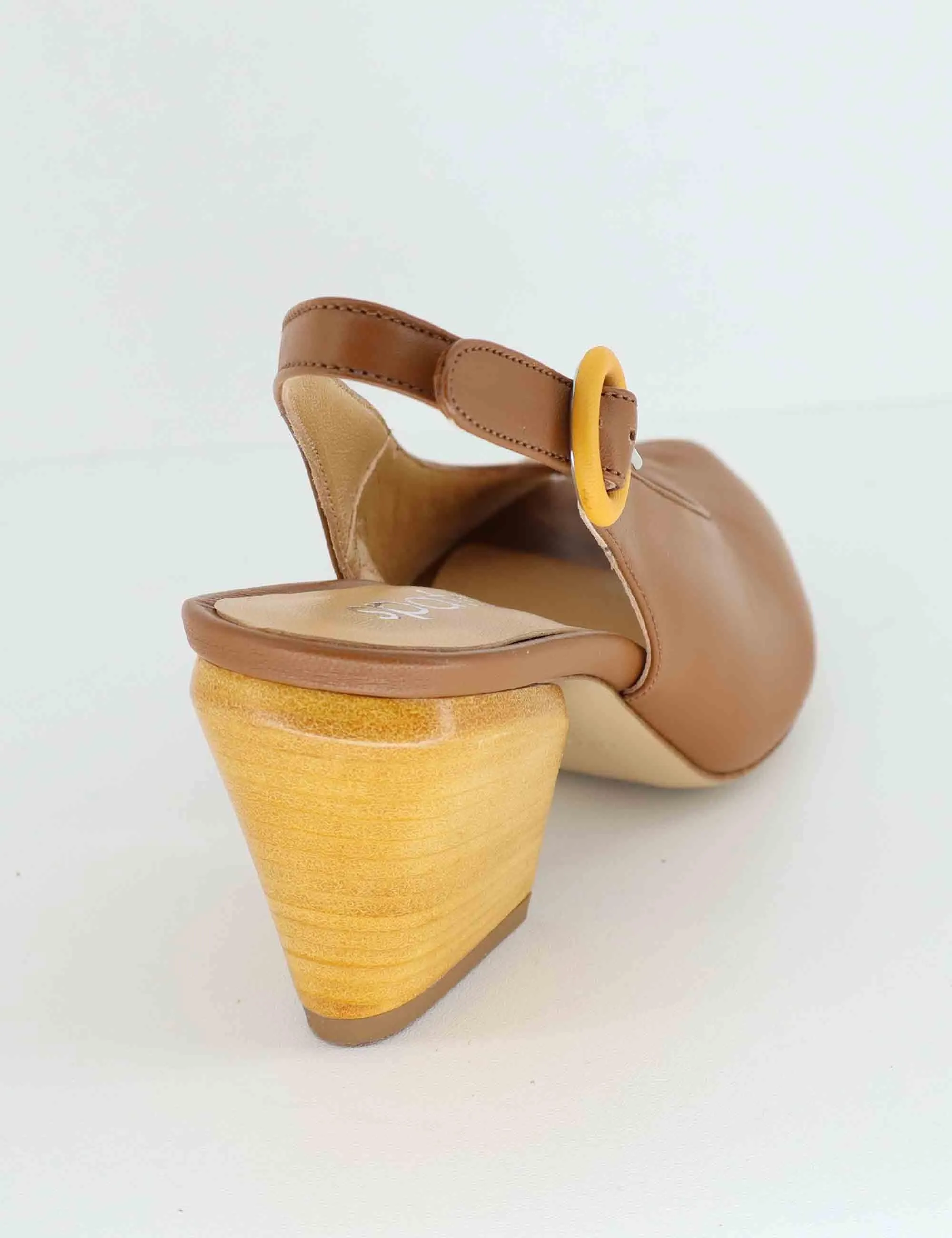 Slingback donna in pelle cuoio con tacco alto Donna SP819 014 sold by Spatarella product image thumbnail 5