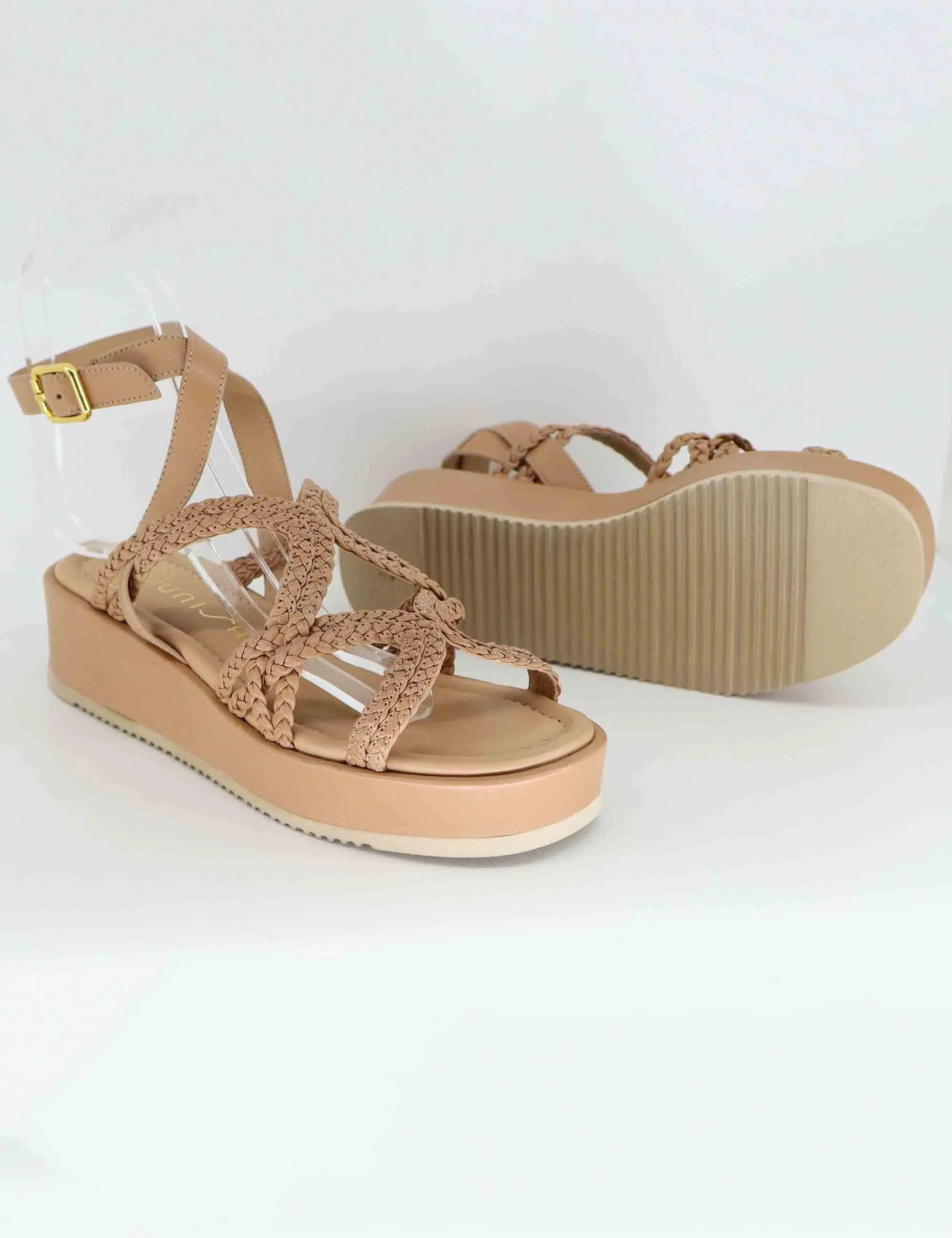 Sandali donna in pelle nude con zeppa bassa Donna KALB CRF_SKIN sold by Spatarella product image thumbnail 4