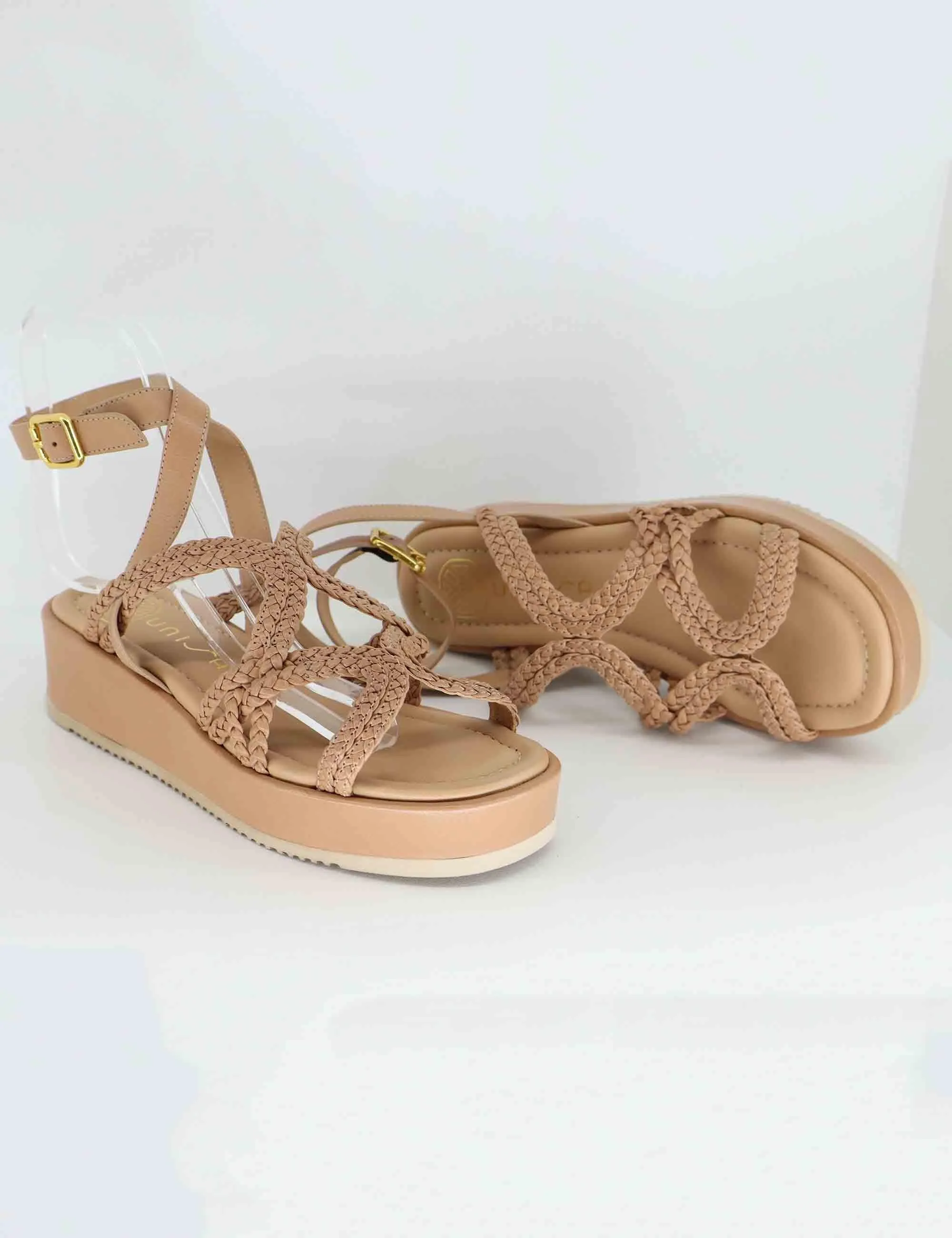 Sandali donna in pelle nude con zeppa bassa Donna KALB CRF_SKIN sold by Spatarella product image thumbnail 3