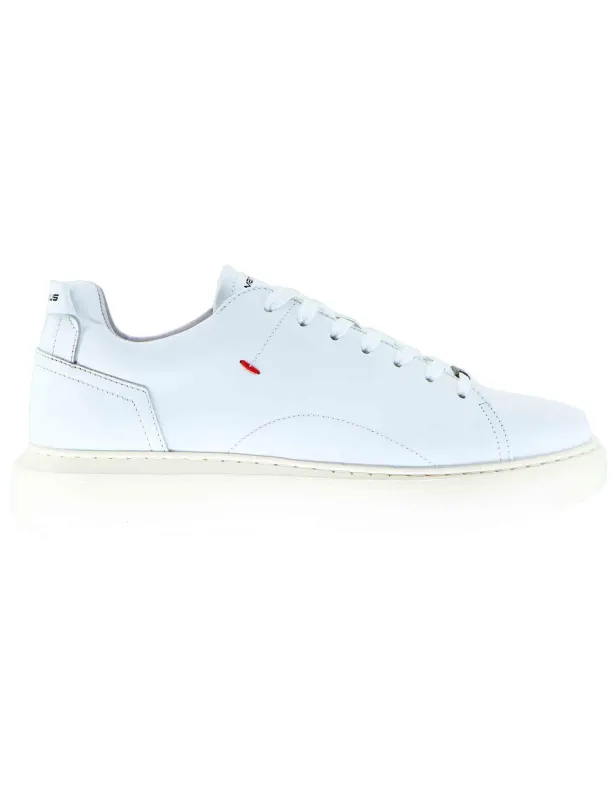 Sneakers uomo Eclipse in pelle bianca Uomo 10443A 4838AM.3 made by Spatarella
