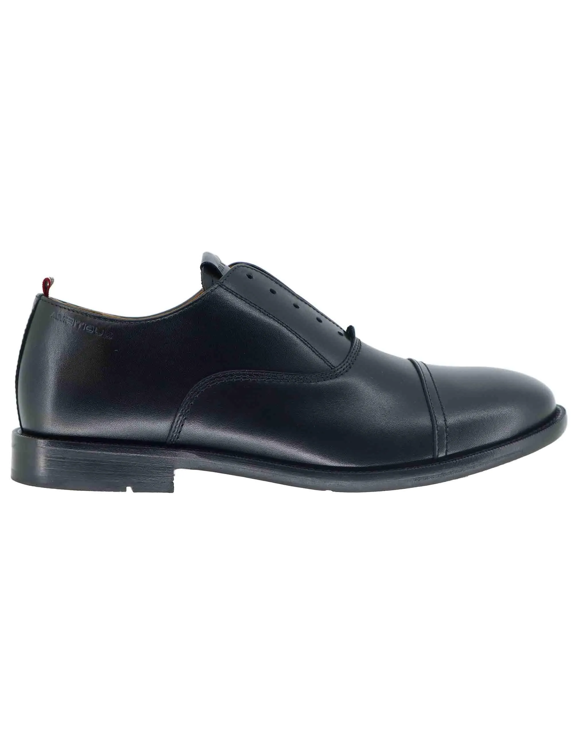 Stringate uomo Devon in pelle nera Uomo 13935 6583AM sold by Spatarella