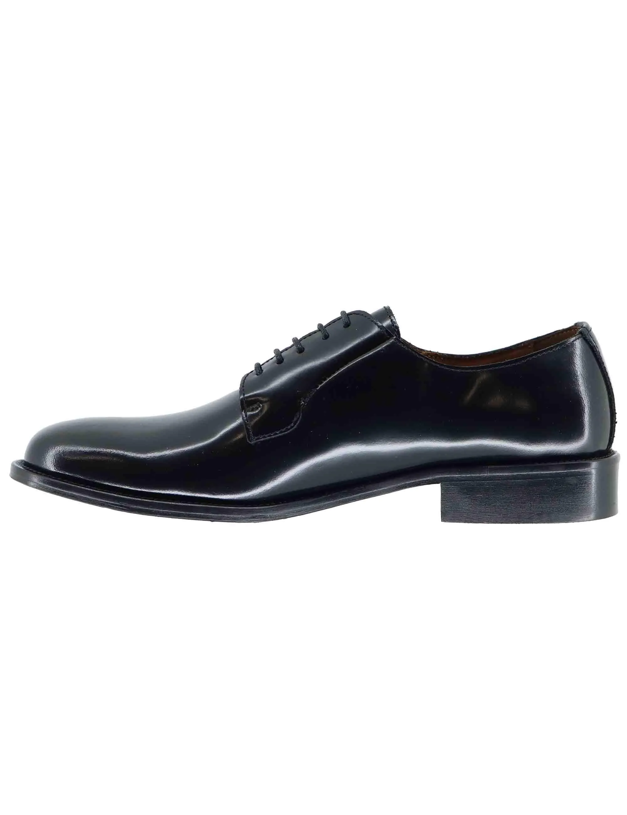 Stringate uomo in pelle nera con suola in cuoio Uomo OXFORD 6 001 sold by Spatarella product image thumbnail 2