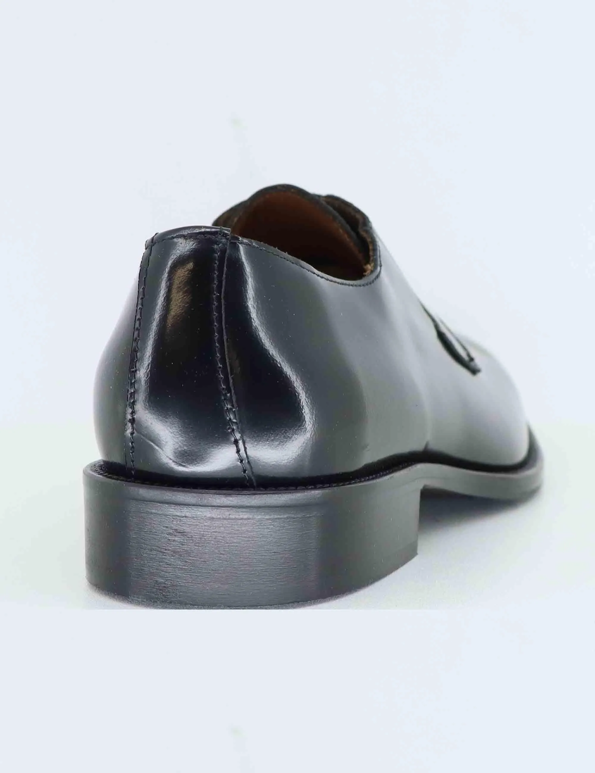 Stringate uomo in pelle nera con suola in cuoio Uomo OXFORD 6 001 sold by Spatarella product image thumbnail 5