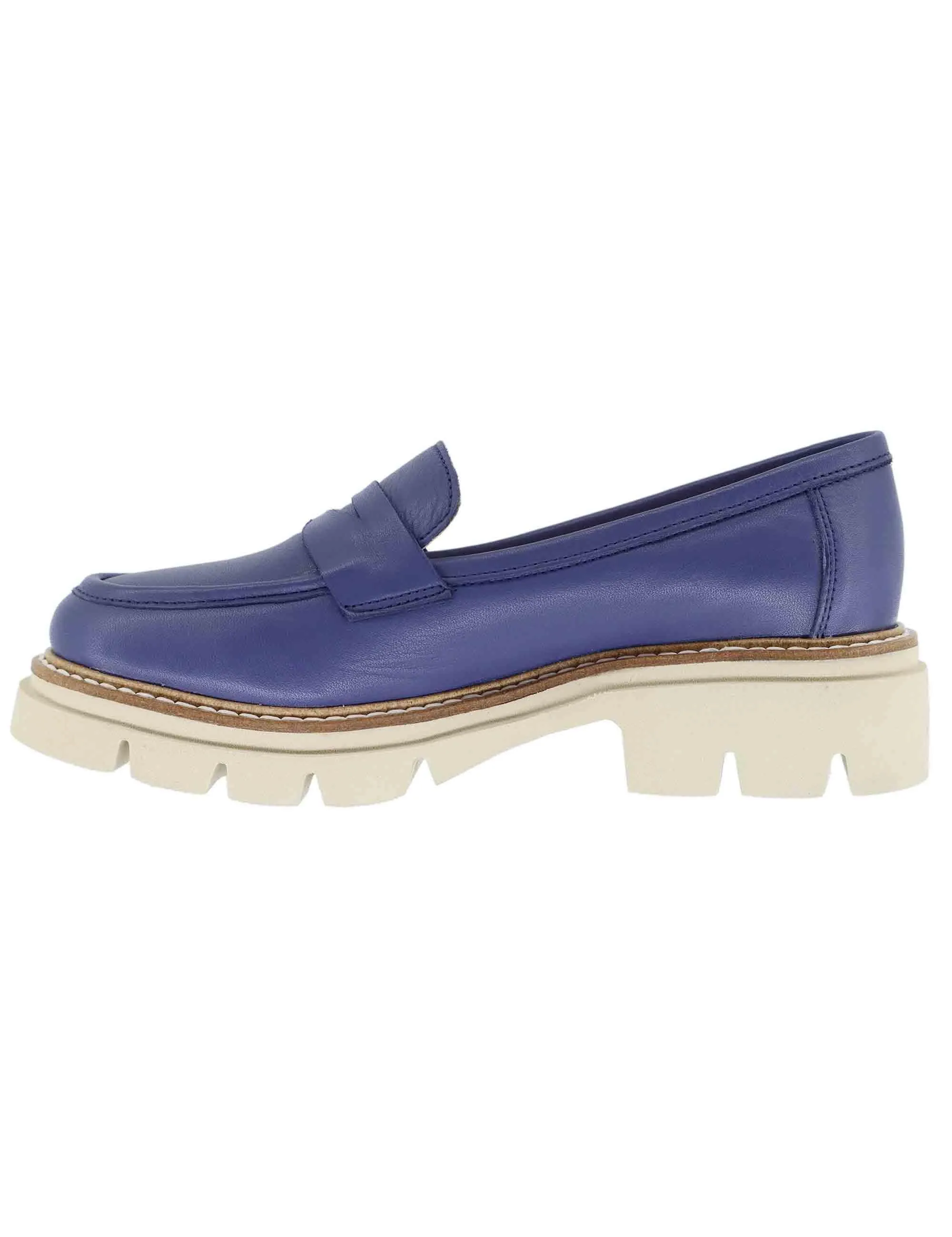 Mocassini donna in pelle blu Donna SP2103 002 sold by Spatarella product image thumbnail 2