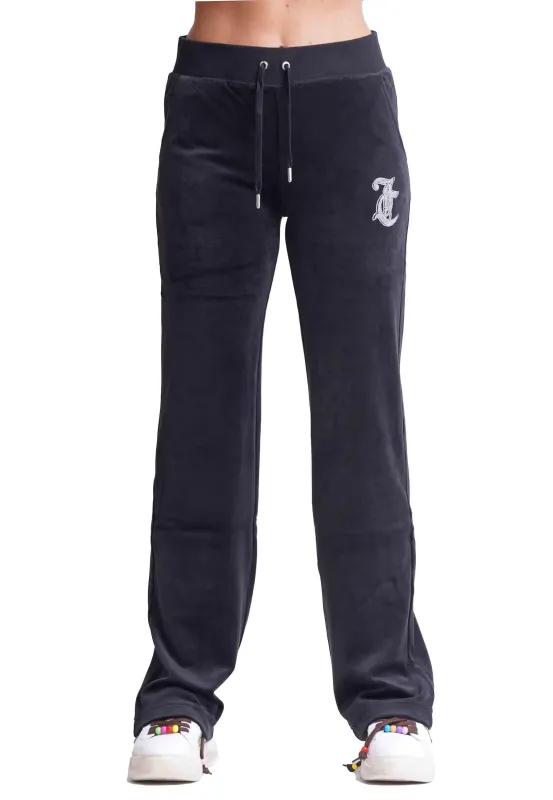 Pantaloni donna Diamond in velluto nero con strass Donna VIJB70171WPF J00 sold by Spatarella