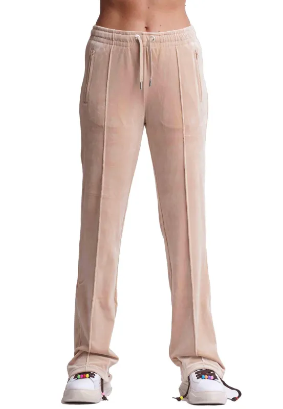 Pantaloni donna Diamond in velluto beige con strass Donna VEJH70047WPF J64 sold by Spatarella