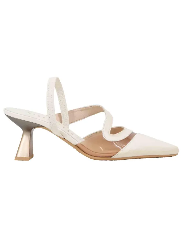 Decollete slingback donna in pelle panna con elastico posteriore Donna HV243397 C007 sold by Spatarella