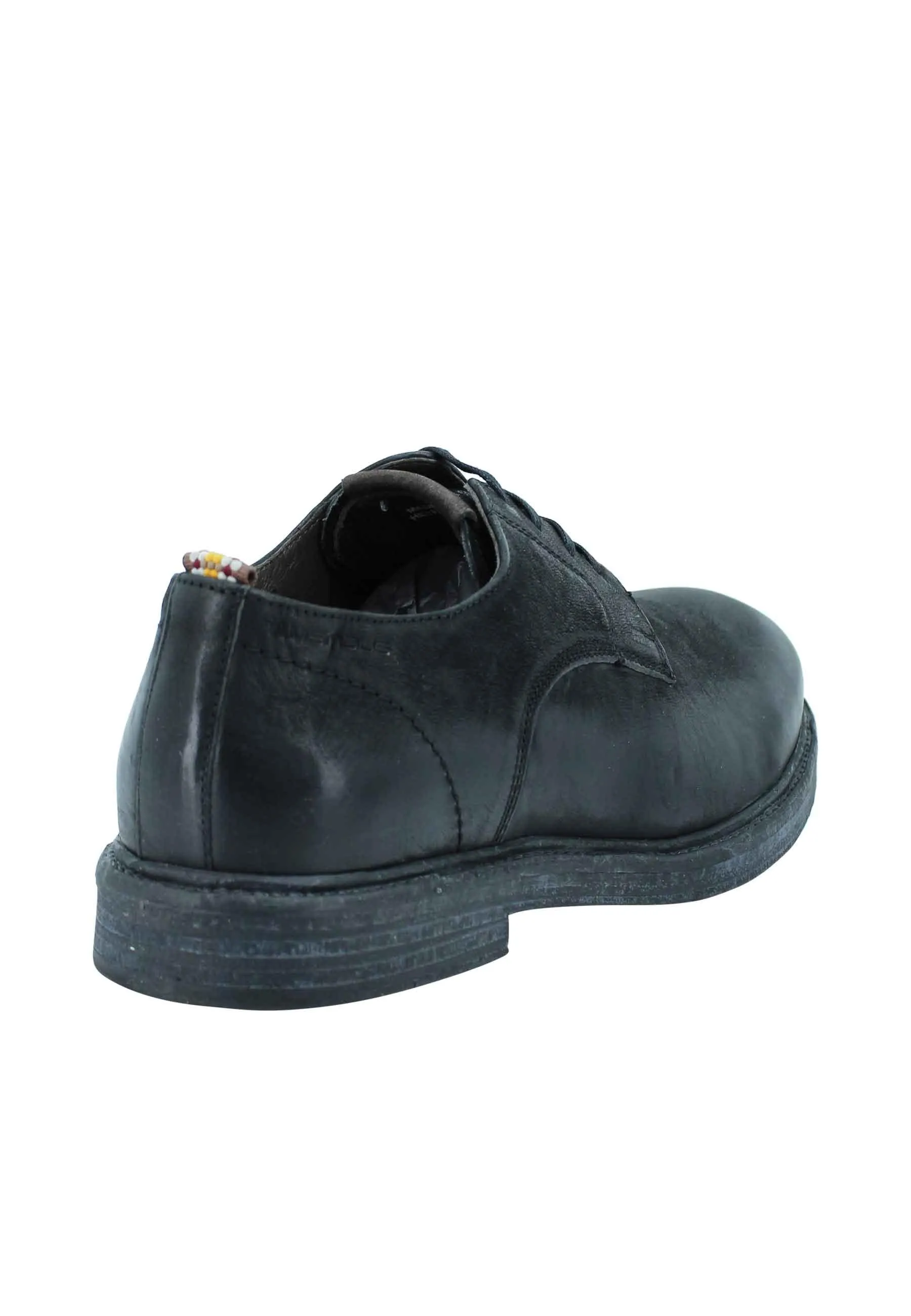 Stringata uomo in pelle nera Uomo 11071 001 sold by Spatarella product image thumbnail 5