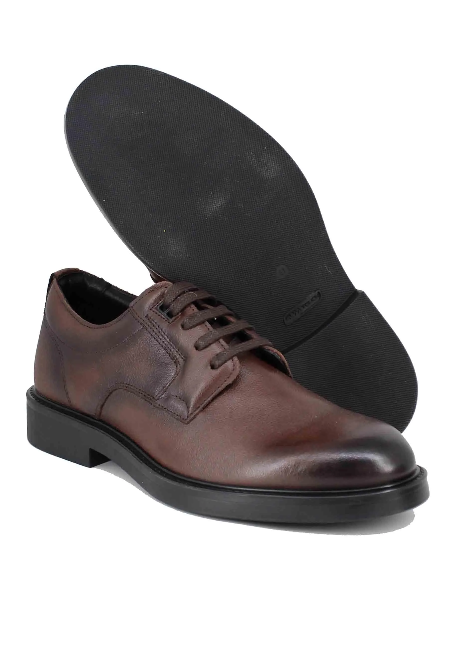 Stringate uomo in pelle marrone Uomo 12261 014 sold by Spatarella product image thumbnail 5
