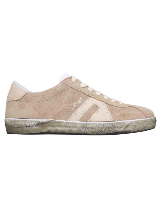 Sneakers uomo in camoscio beige Uomo 10022 296 sold by Spatarella