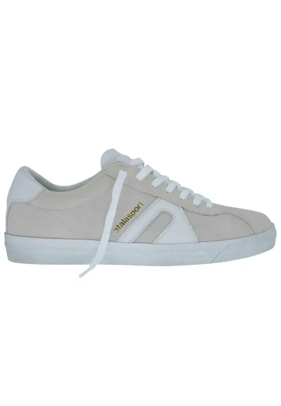Sneakers uomo in camoscio off white Uomo 10022 100 sold by Spatarella