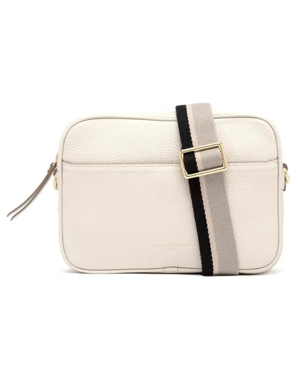 Borse donna Nina in pelle panna con tracolla Donna BS11180 3890 COMM GRN-NA sold by Spatarella