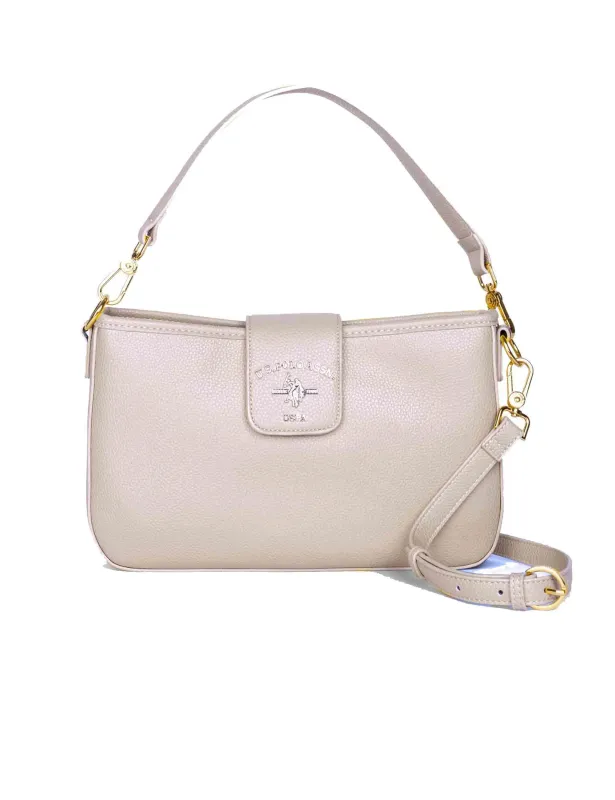 Borse donna Stanford in eco pelle lilla con manico e tracolla Donna BEUSS6366WV P602 made by U.S. Polo Assn.