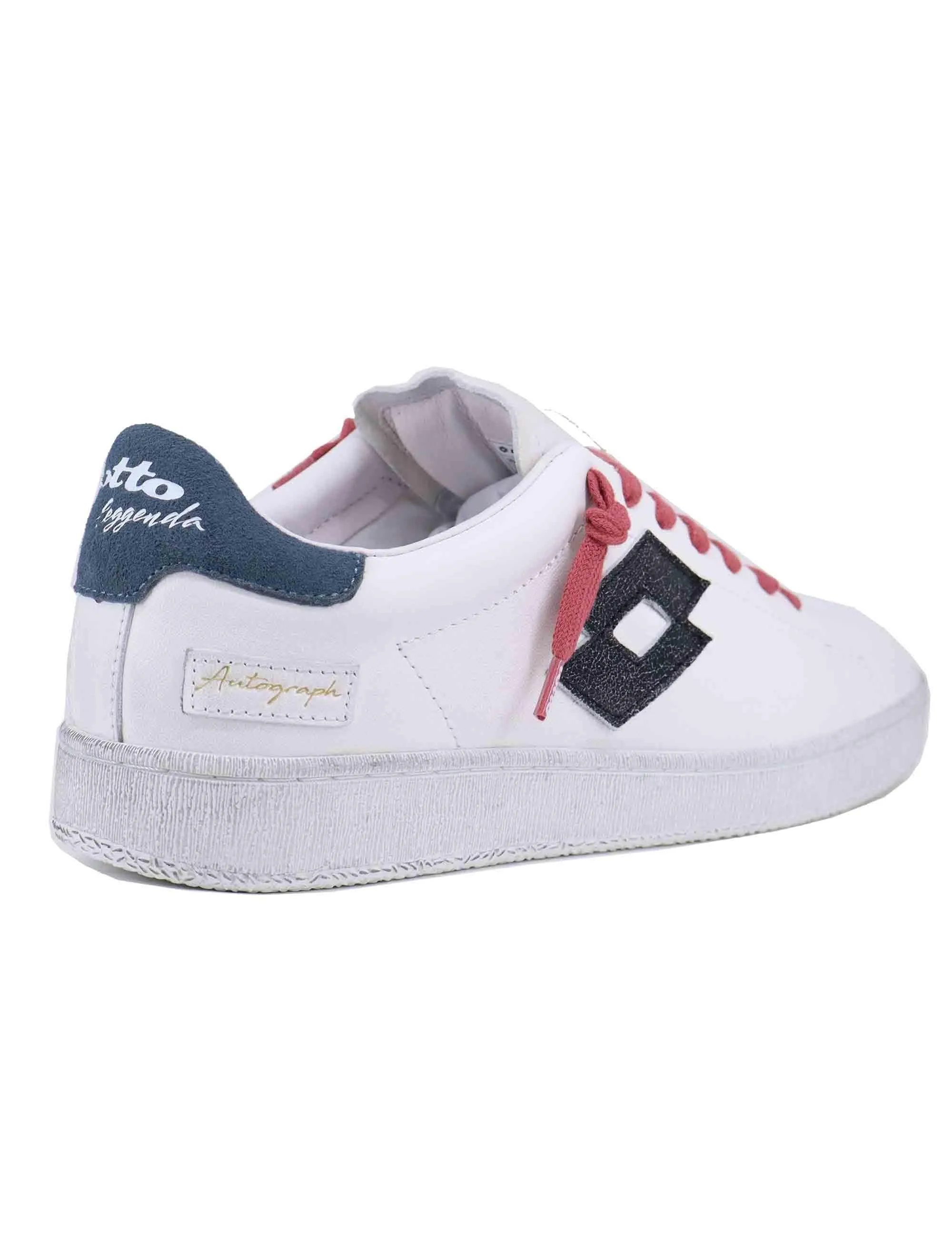 Snekaers uomo in pelle bianca Uomo 2218870 A45 sold by Spatarella product image thumbnail 5