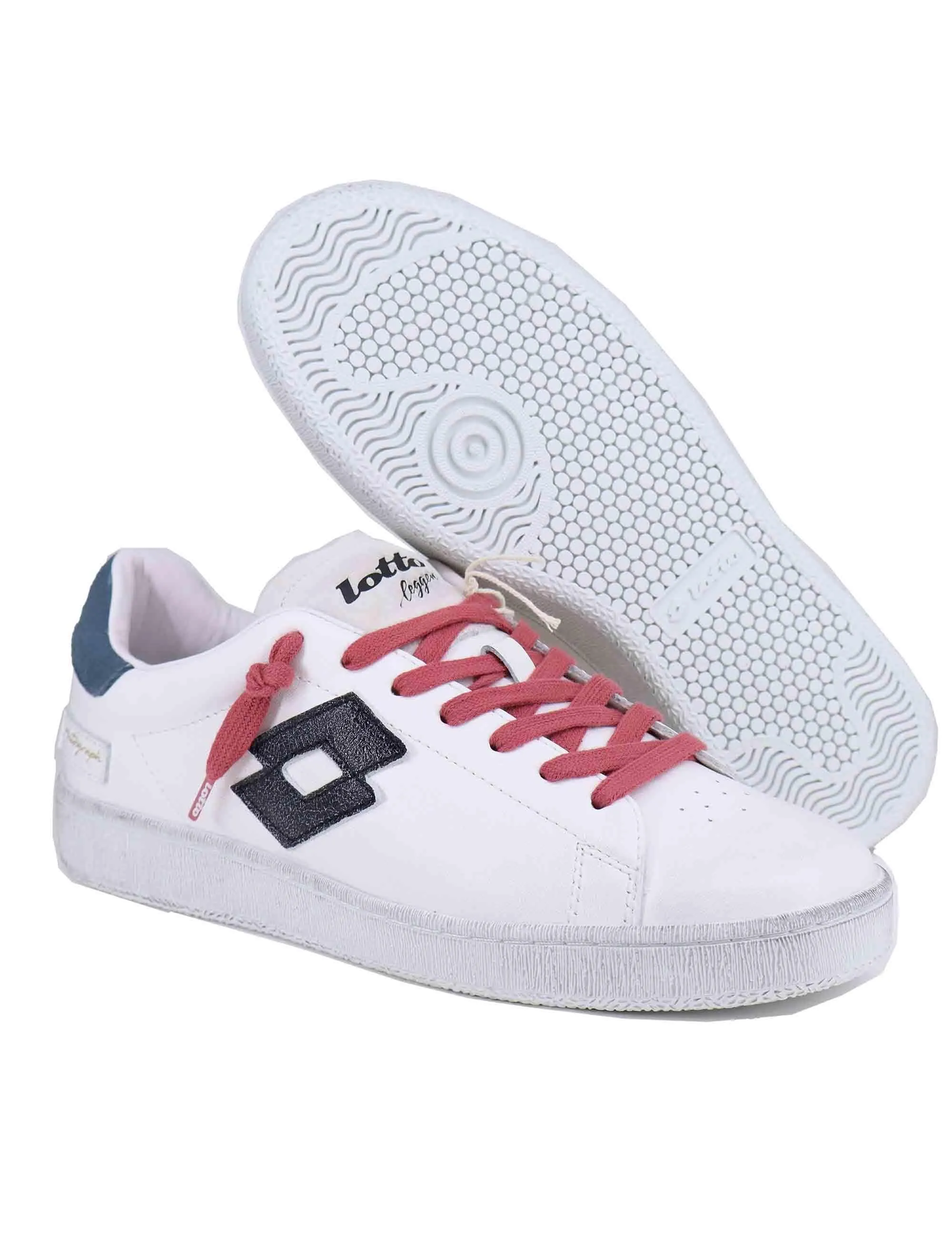 Snekaers uomo in pelle bianca Uomo 2218870 A45 sold by Spatarella product image thumbnail 4