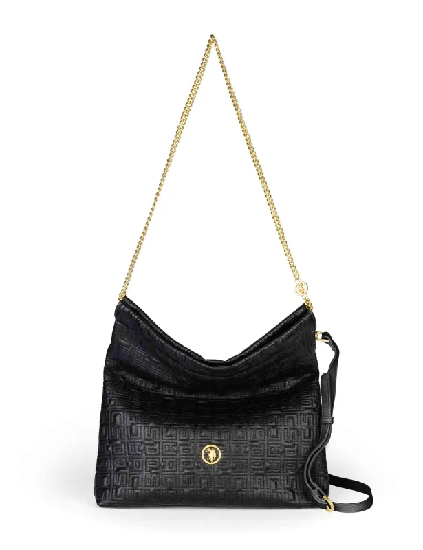 Borse pochette donna Fresh in tessuto nero Donna BIUF78405WV P000 made by U.S. Polo Assn.