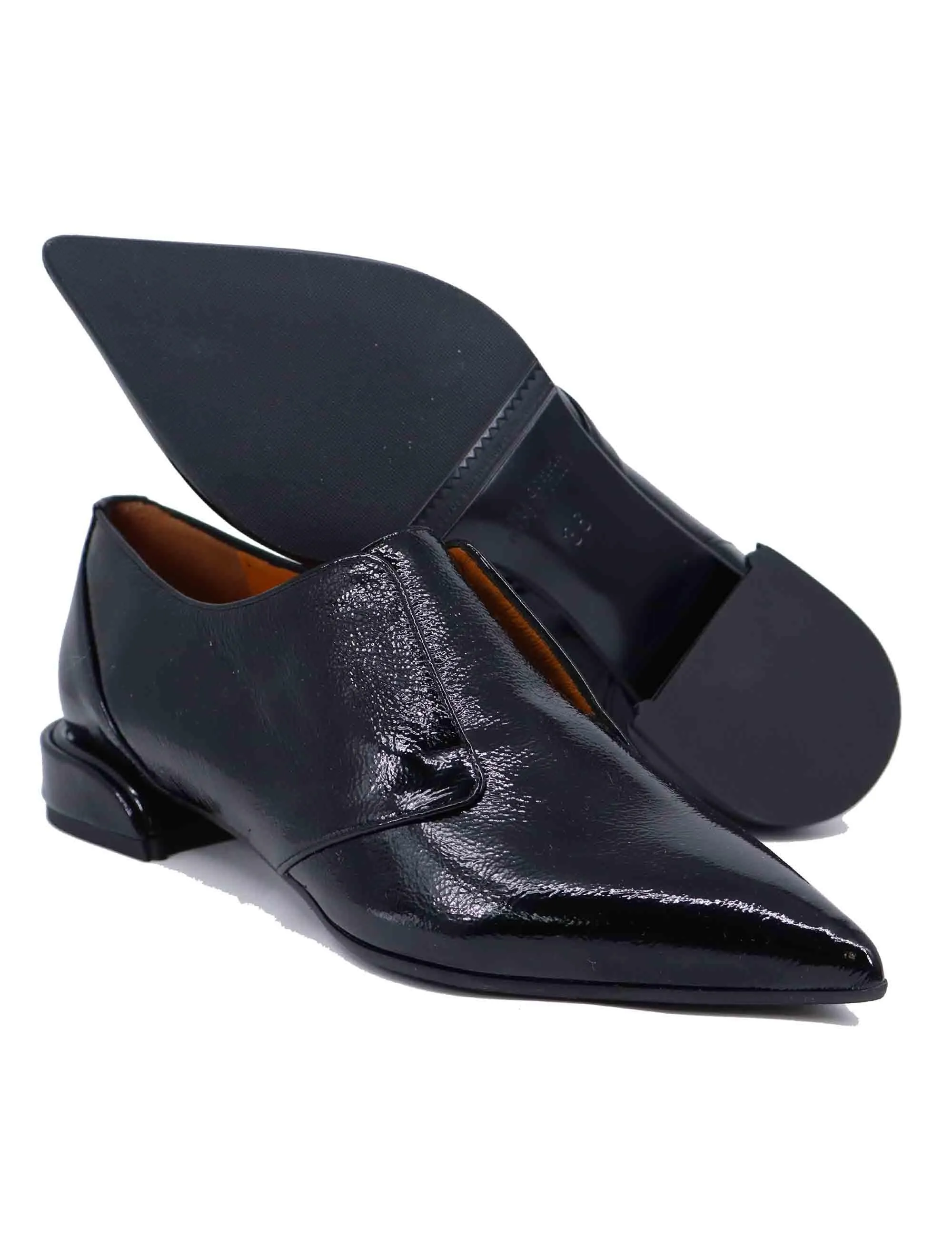 Mocassini donna in naplack nero tacco basso Donna SP1013 001 sold by Spatarella product image thumbnail 5