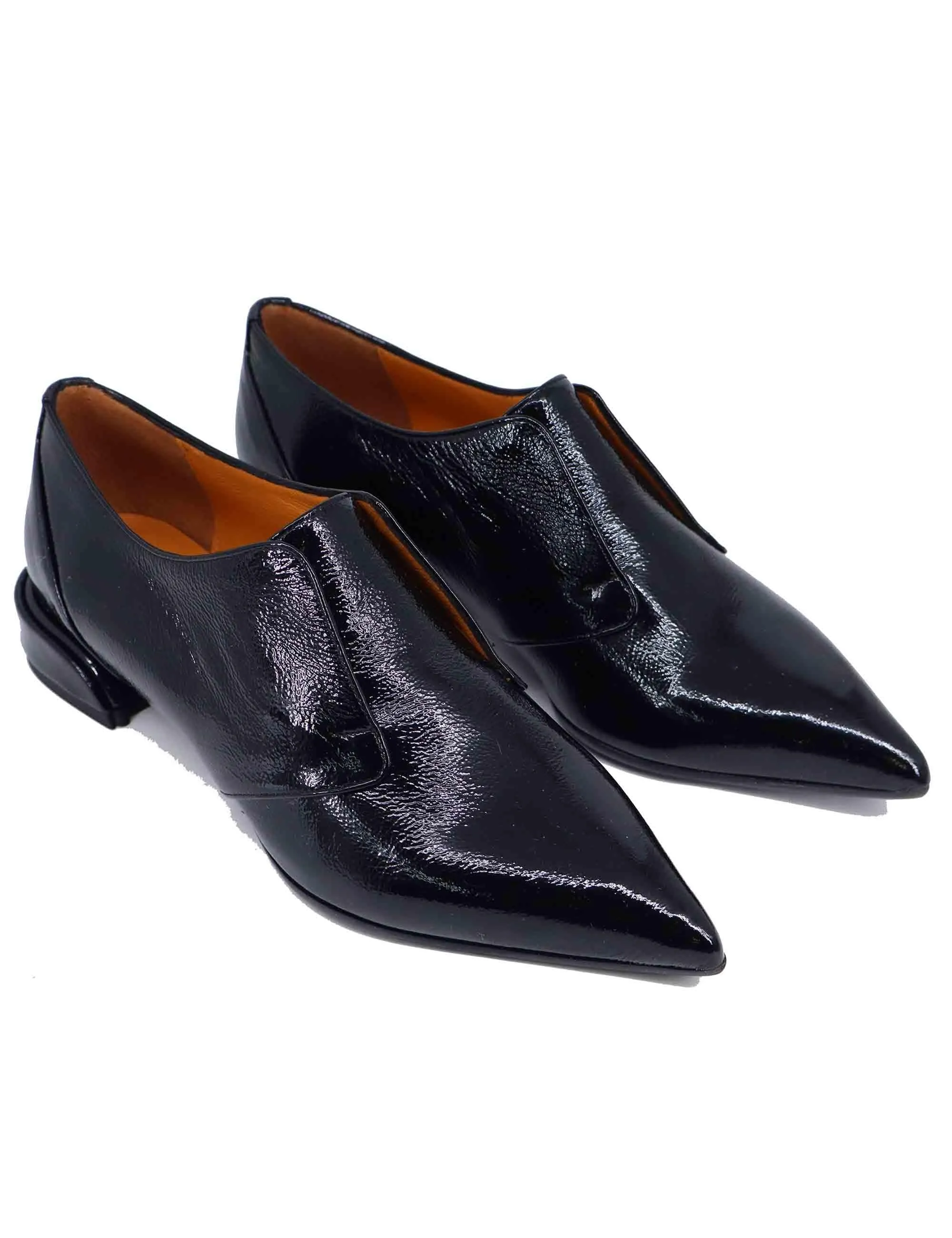 Mocassini donna in naplack nero tacco basso Donna SP1013 001 sold by Spatarella product image thumbnail 3