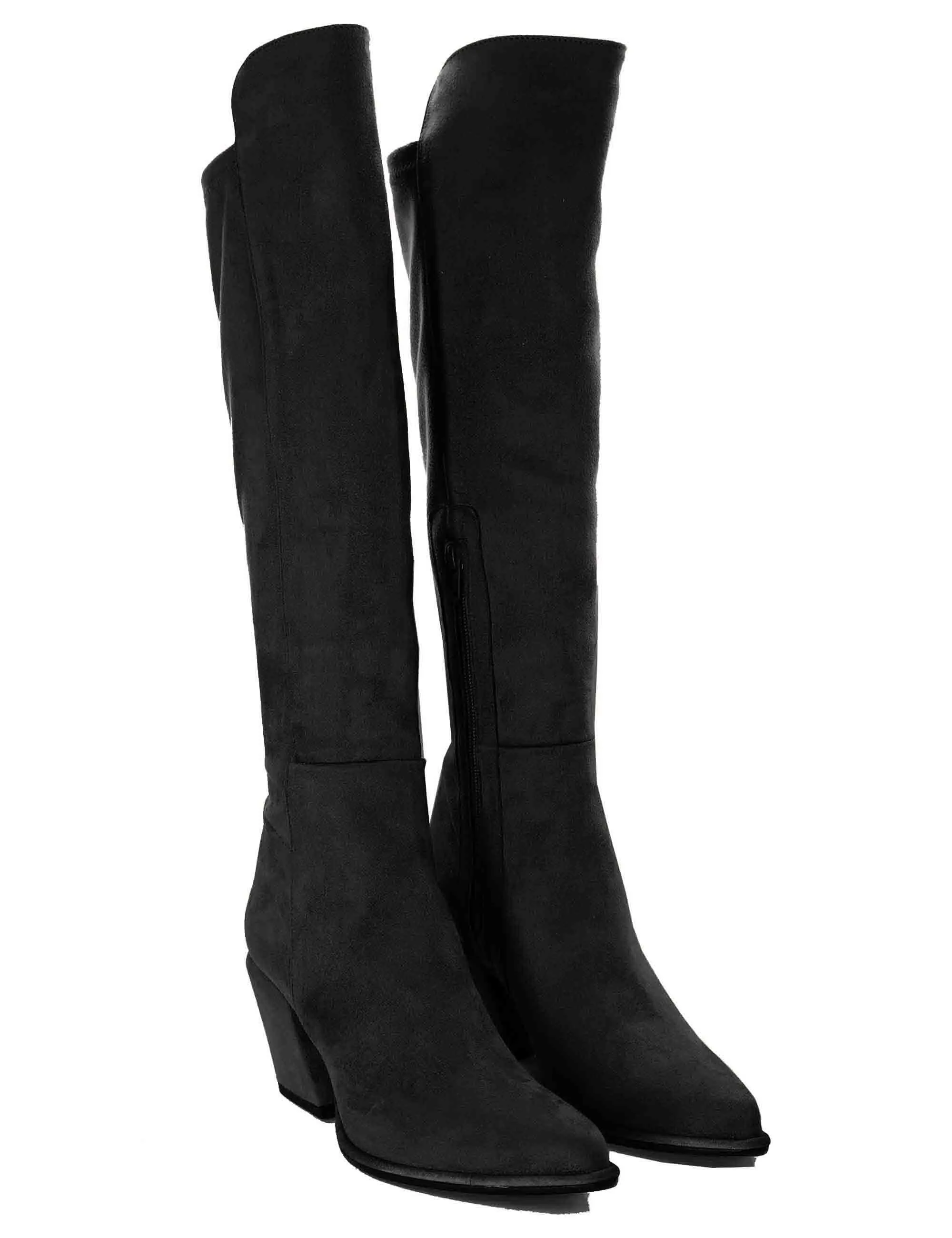 Stivali donna in alcantara elasticizzata nera Donna SP1037 001 sold by Spatarella product image thumbnail 4