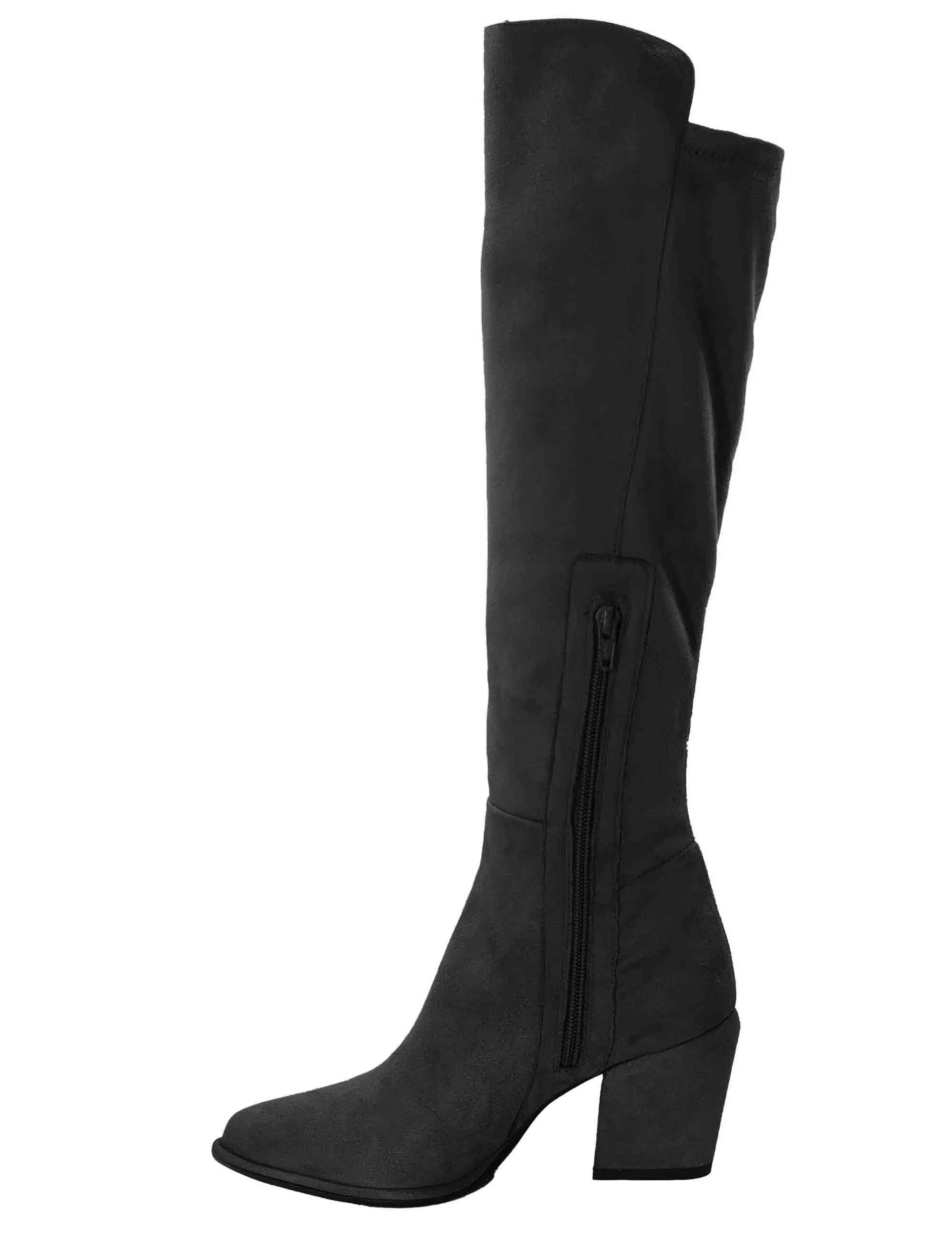 Stivali donna in alcantara elasticizzata nera Donna SP1037 001 sold by Spatarella product image thumbnail 2