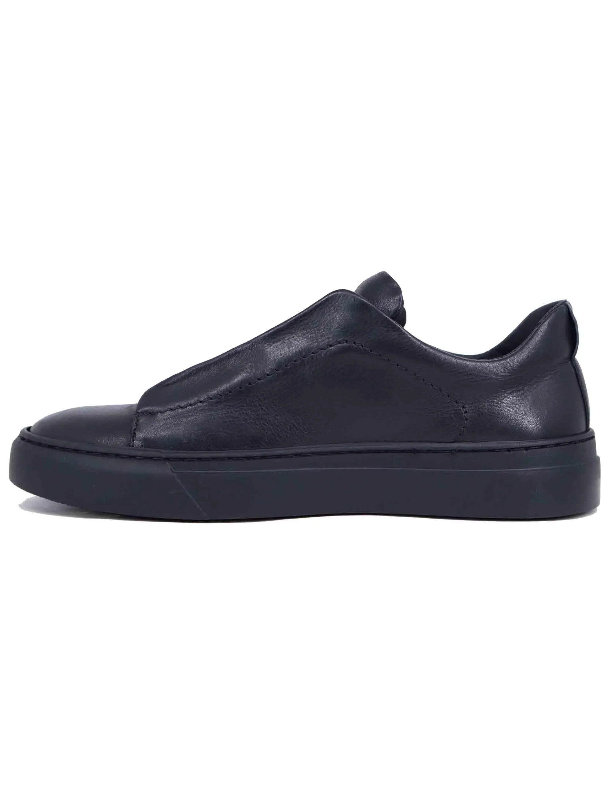 Sneakers uomo in pelle nera con elastici Uomo SP8460 001 sold by Spatarella product image thumbnail 2