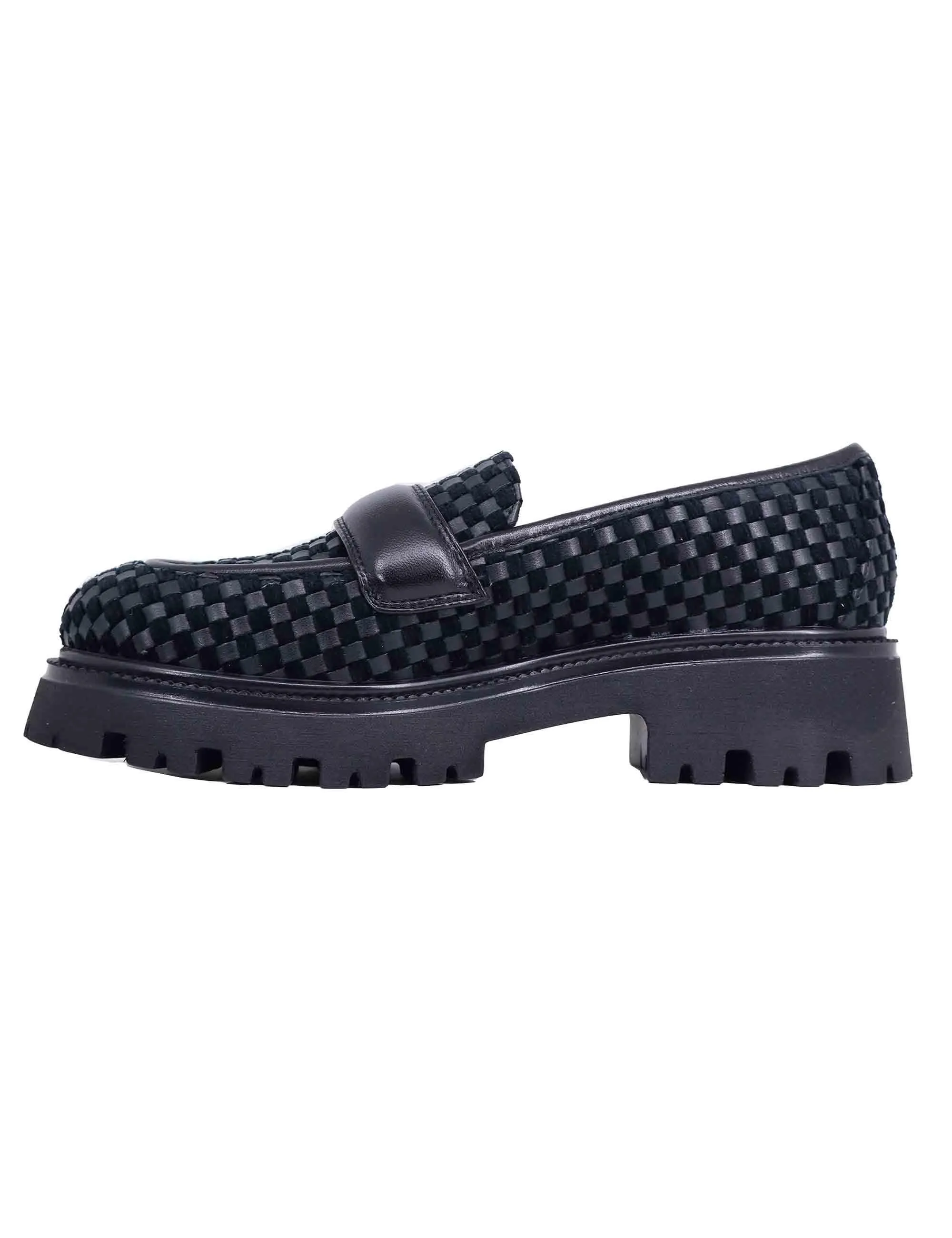 Mocassini donna in pelle intrecciata con suola in gomma Donna SPY9300-306 001 sold by Spatarella product image thumbnail 2