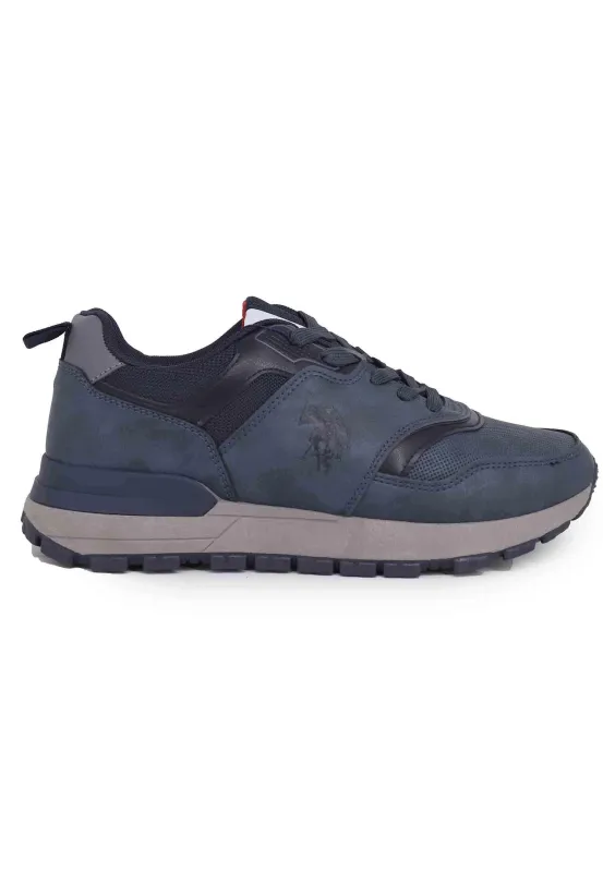 Sneakers uomo in eco pelle blu Uomo STORMY001 DBL001 sold by Spatarella