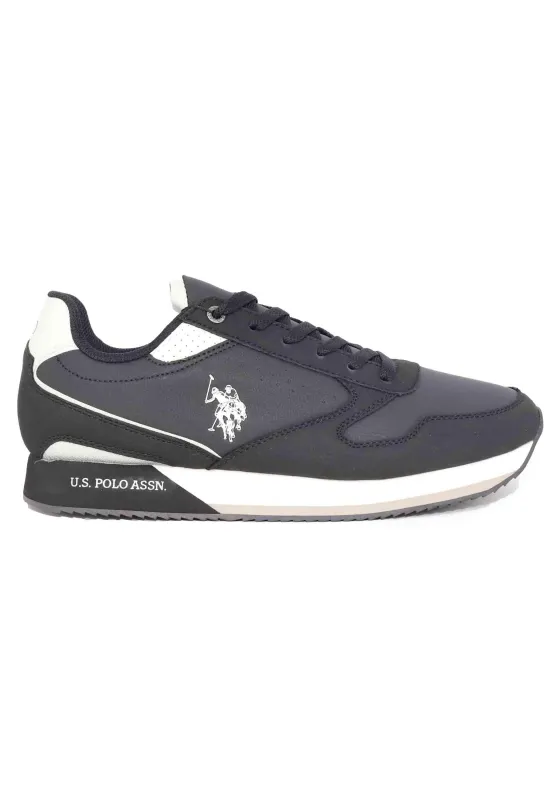 Sneakers uomo in tessuto nero Uomo NOBIL003E BLK sold by Spatarella