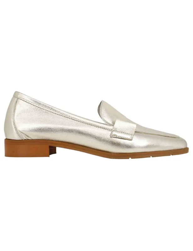 Mocassini donna in pelle laminata platino con suola in gomma Donna SPE20 600 sold by Spatarella