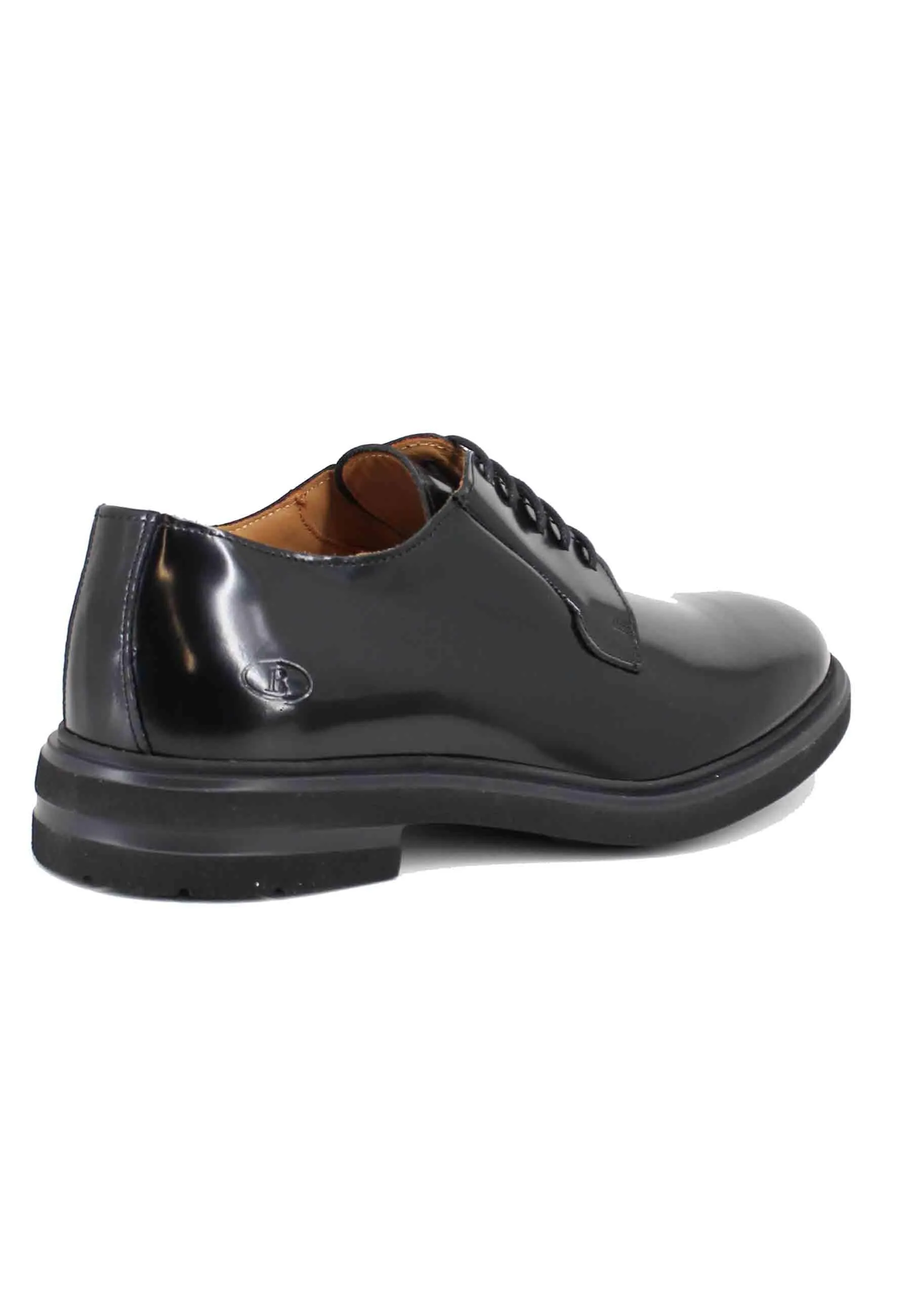 Stringate uomo in pelle nera con fondo gomma Uomo AWARD 6 001 sold by Spatarella product image thumbnail 4