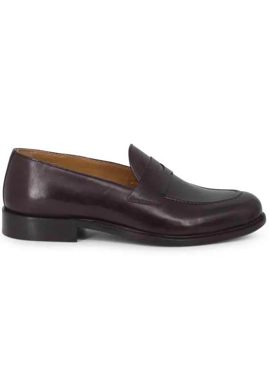 Mocassini uomo in pelle marrone con suola in cuoio Uomo 53000 04 made by Florsheim