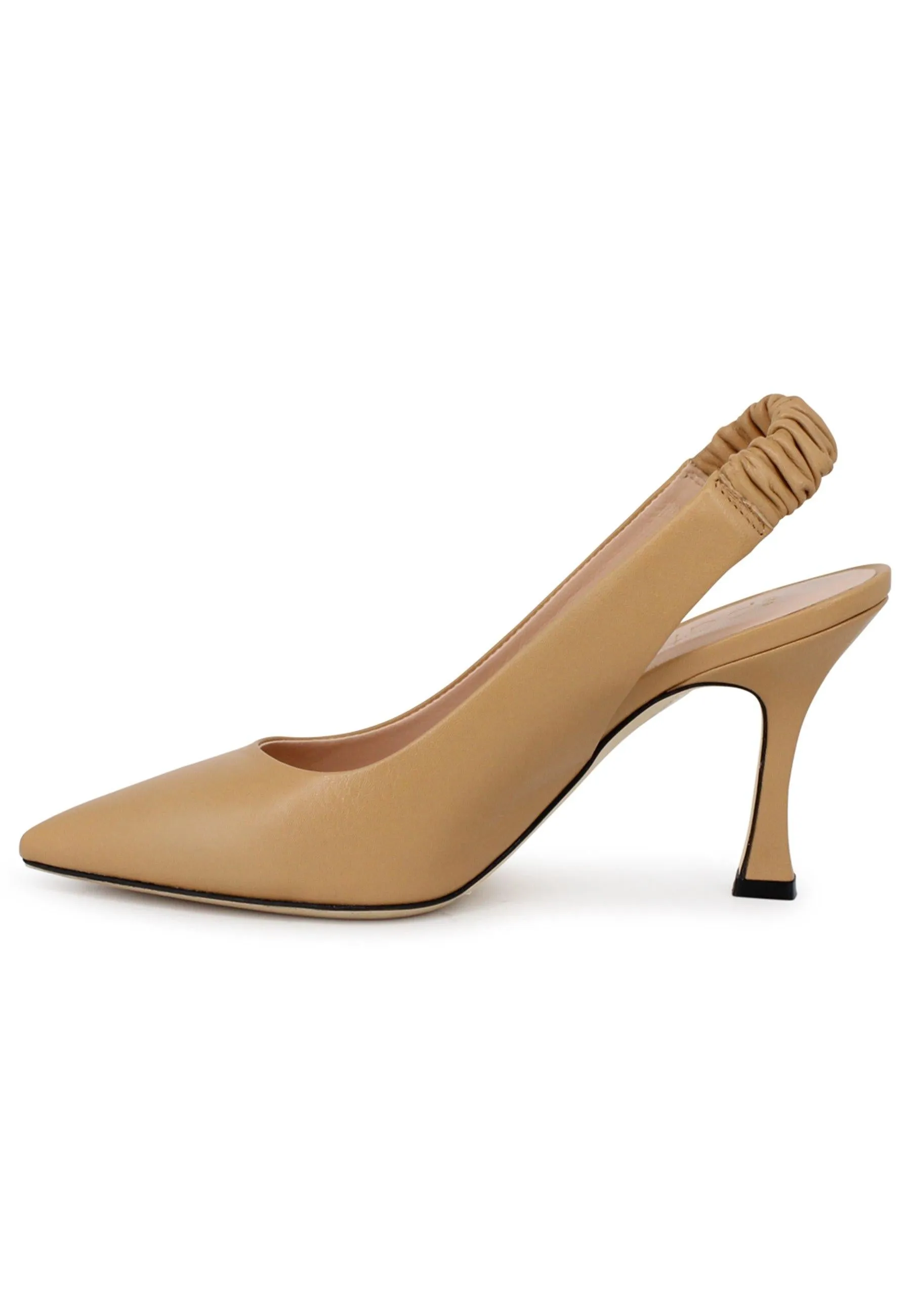 Decollete slingback donna in pelle nude con tacco alto Donna SP1604 300 sold by Spatarella product image thumbnail 2