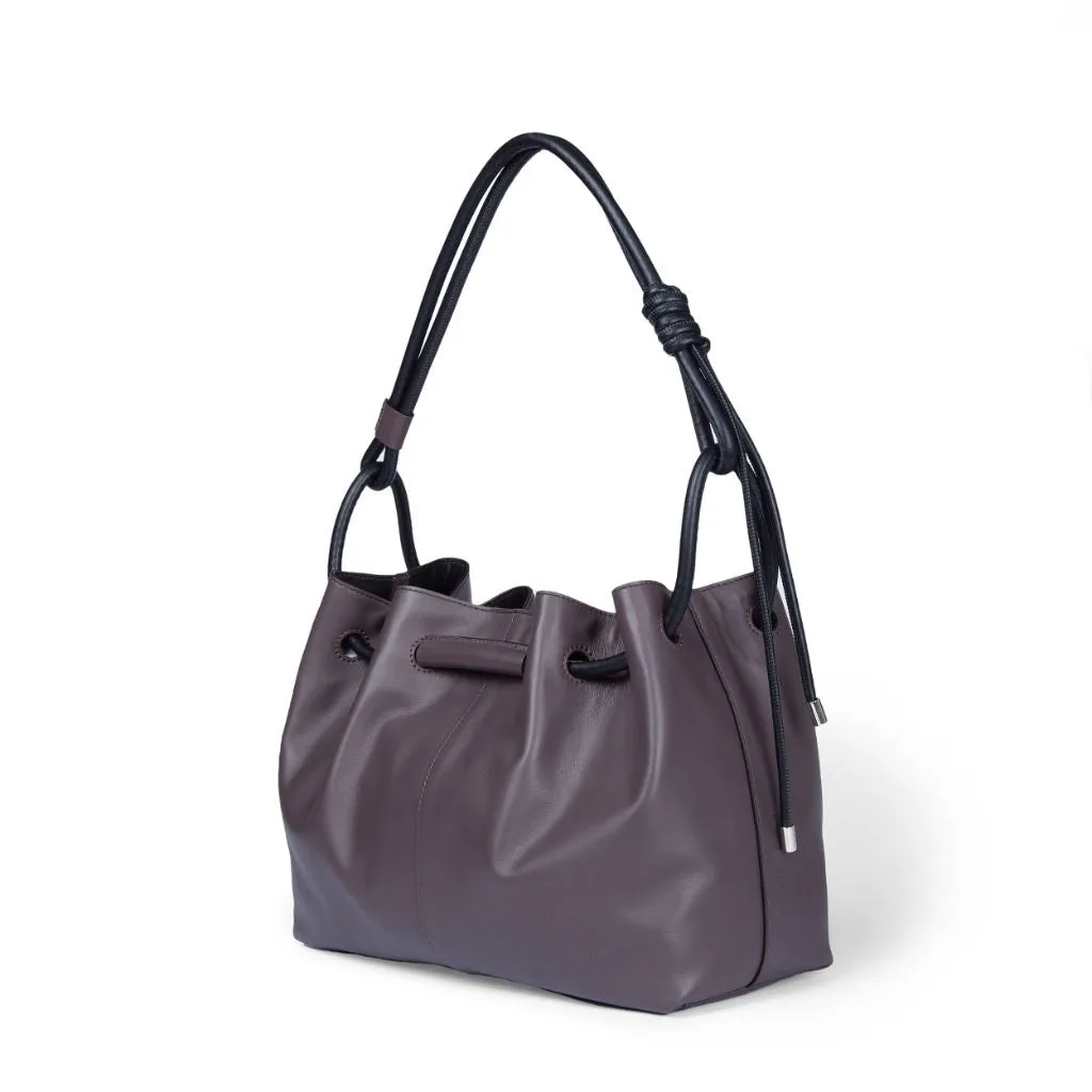 Borse Gisella medium in pelle viola sold by Spatarella product image thumbnail 3
