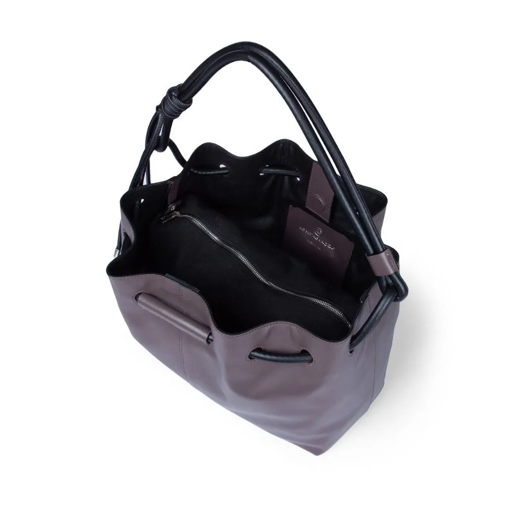 Borse Gisella medium in pelle viola sold by Spatarella product image thumbnail 5