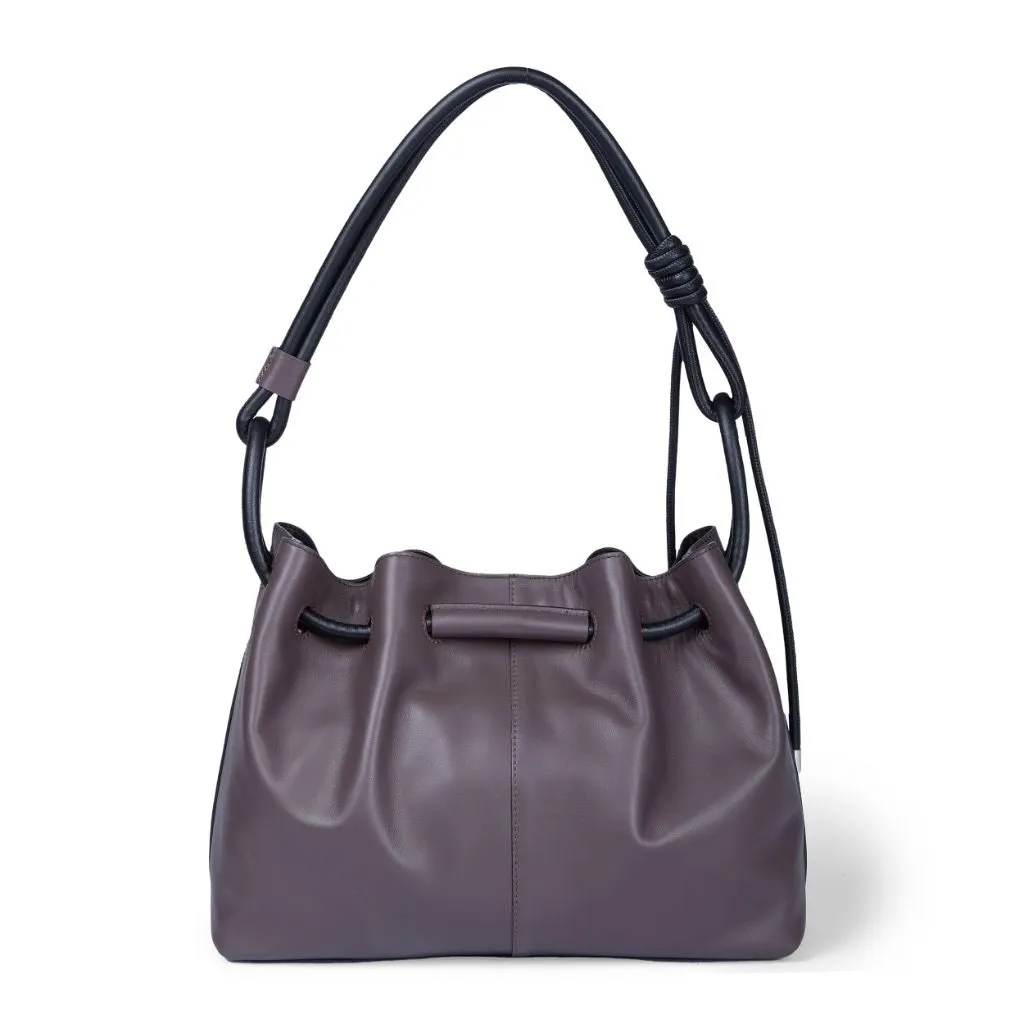 Borse Gisella medium in pelle viola sold by Spatarella product image thumbnail 4