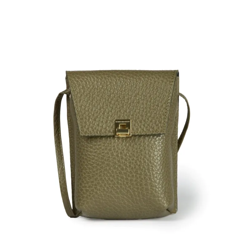 Portacellulari donna Elodie in pelle verde sold by Spatarella