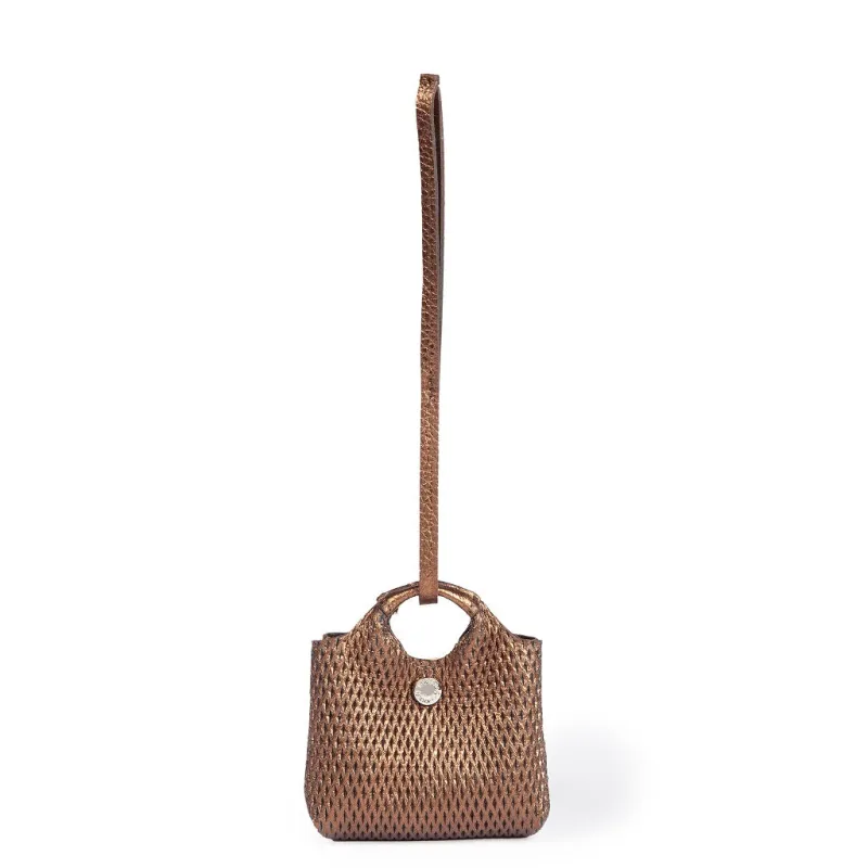 Charms Yuma in pelle bronzo sold by Spatarella