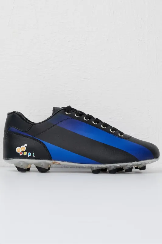 Scarpe da calcio Lazzarini x Pupi in pelle nera sold by Spatarella