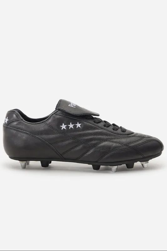 Scarpe da calcio New Star in pelle nera sold by Spatarella