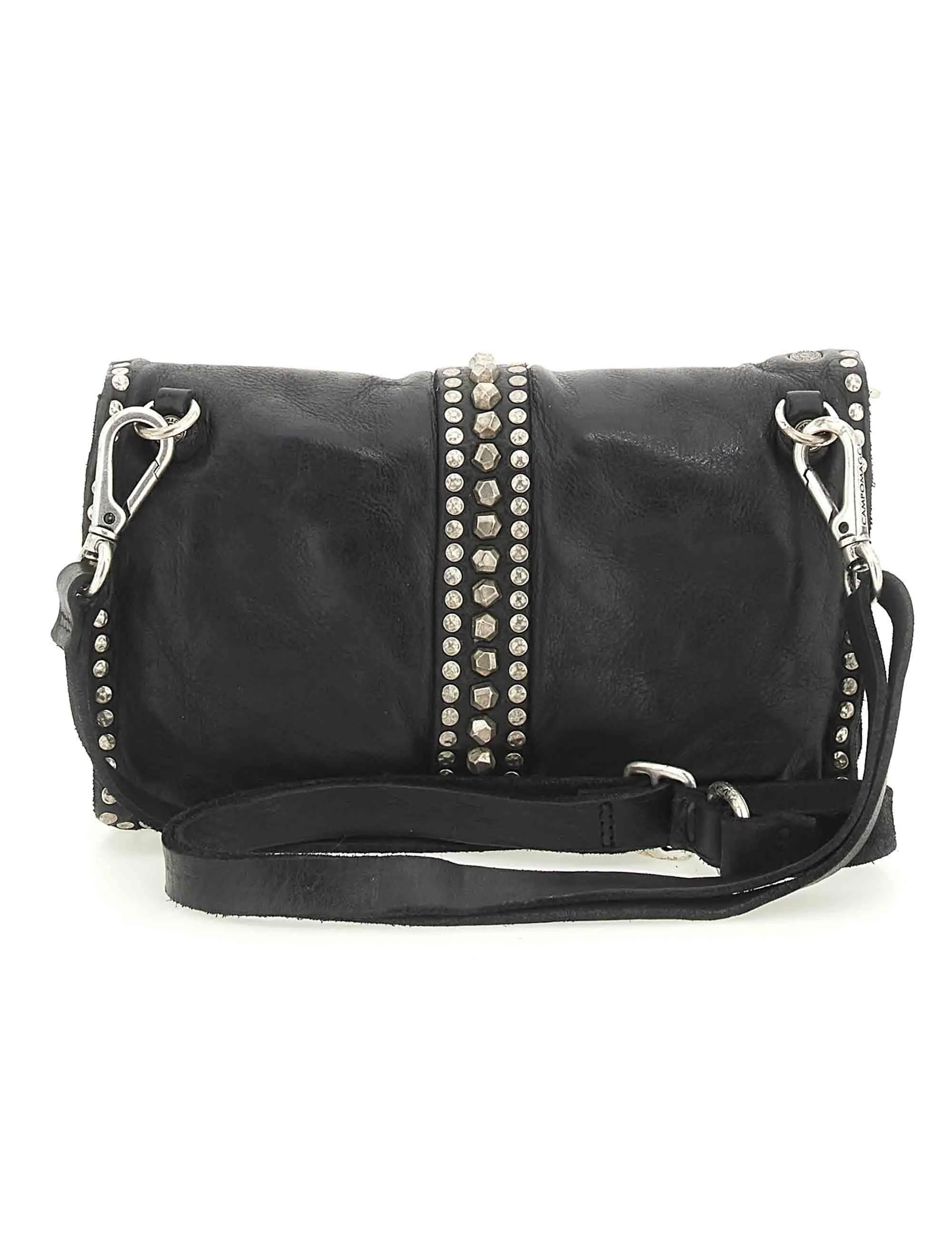 Borse pochette donna Betulla in pelle nera con borchie sold by Spatarella product image thumbnail 2