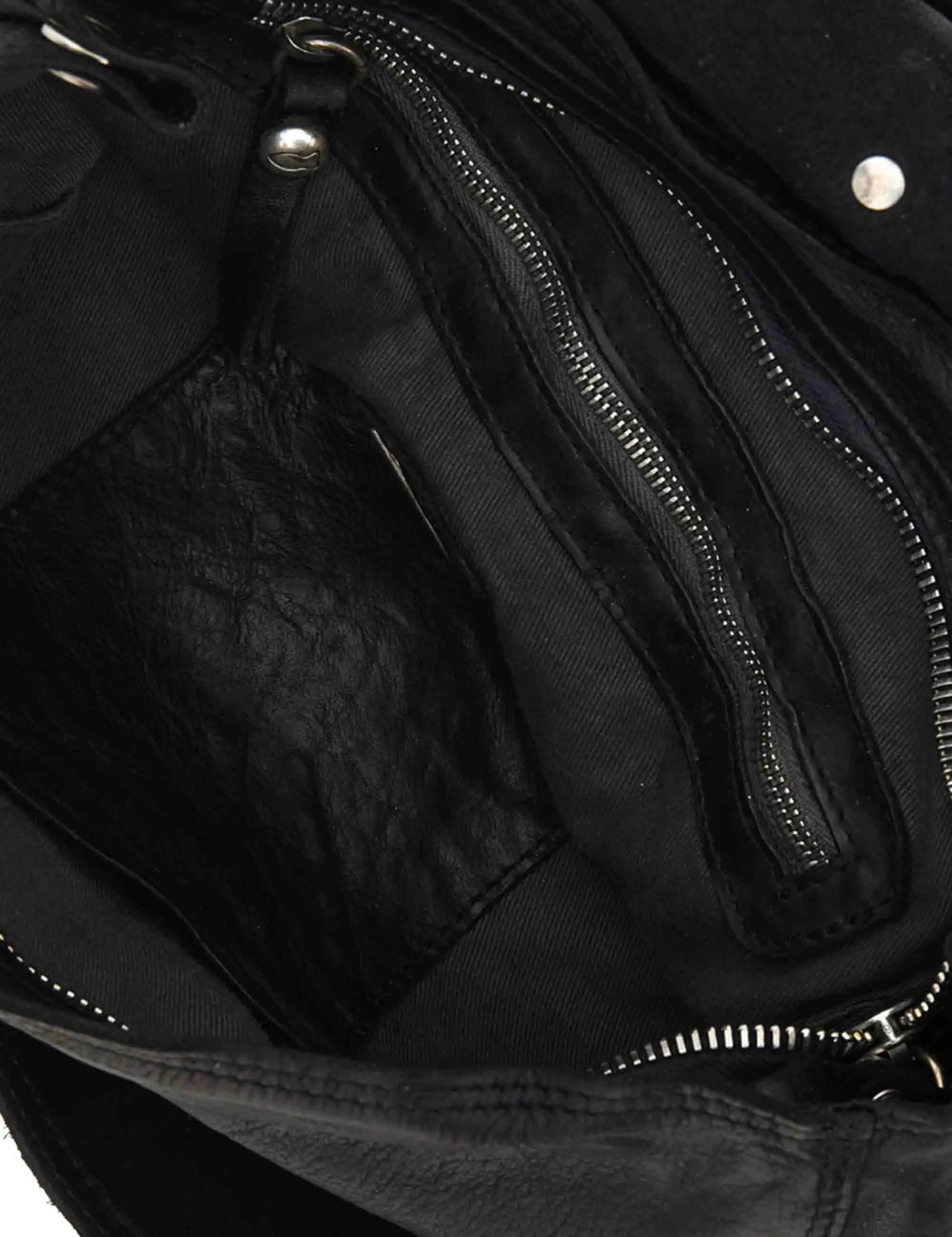 Shopping bag Emilia in pelle nera Donna C042670ND X2876 C0001 sold by Spatarella product image thumbnail 4