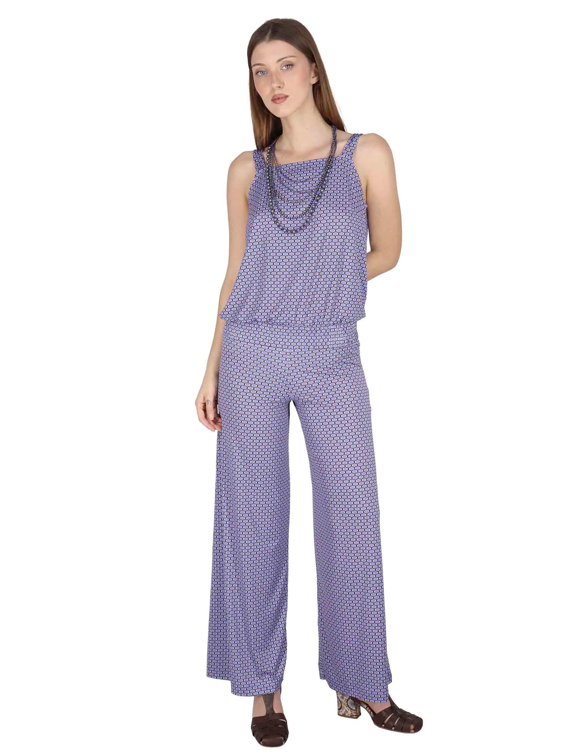 Top Square Neck Tank in jersey stretch giallo Donna JFATS0001-E2825-1267 6090 sold by Spatarella product image thumbnail 2