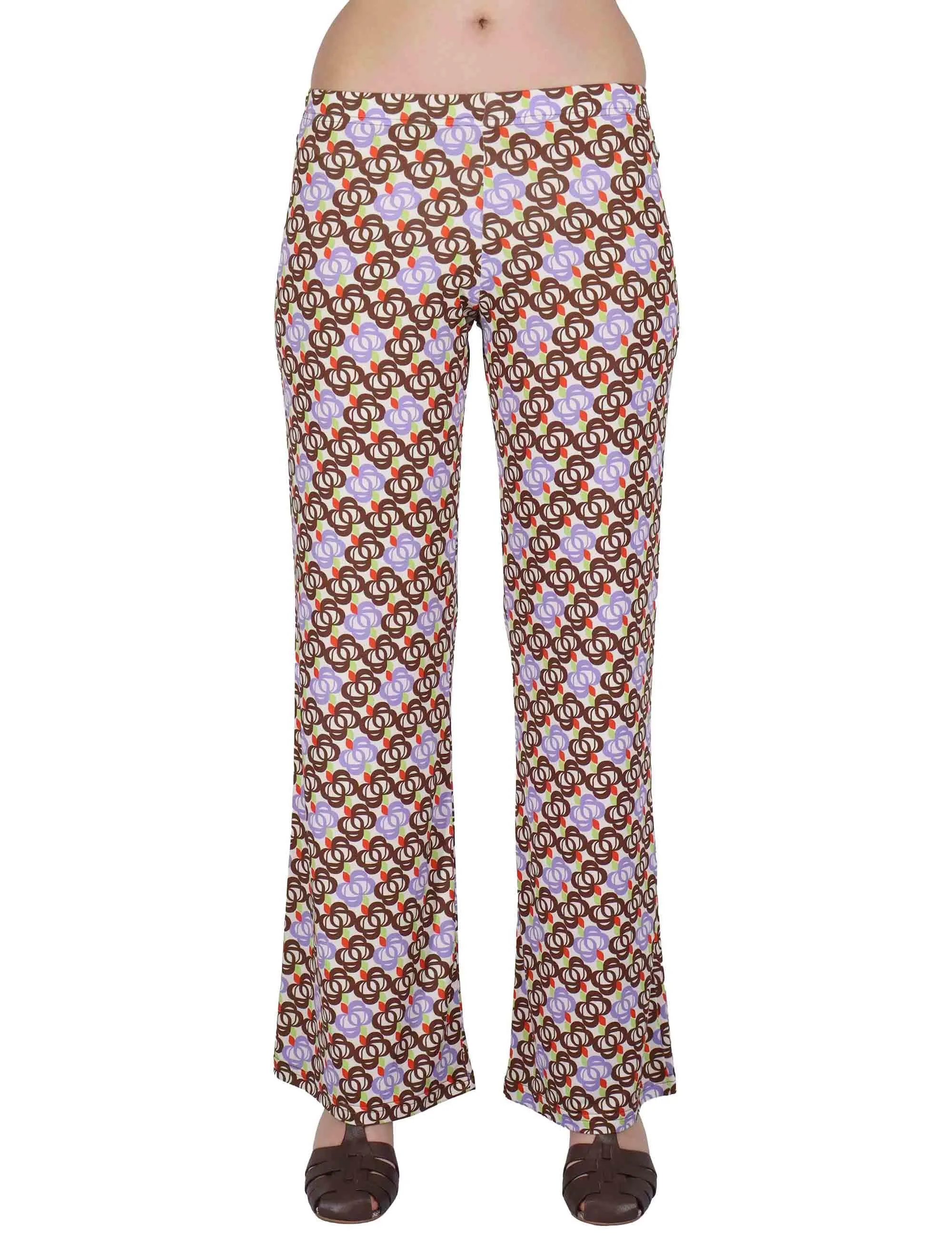 Pantaloni Fluid Pants in Jersey a fantasia off white Donna JFAPN0001-E2747-1246 85 sold by Spatarella product image thumbnail 2