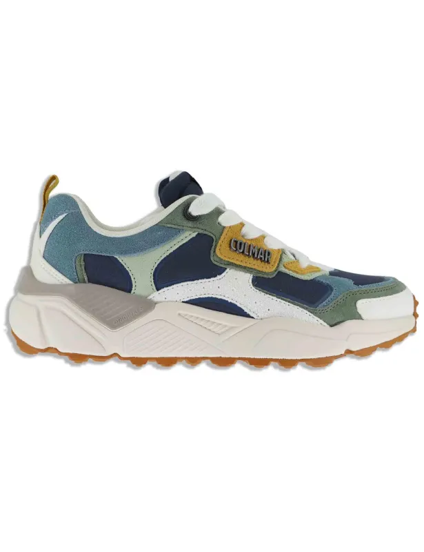 Sneakers Garner Choice in mix pelle blu Uomo GARNER 023 made by Colmar