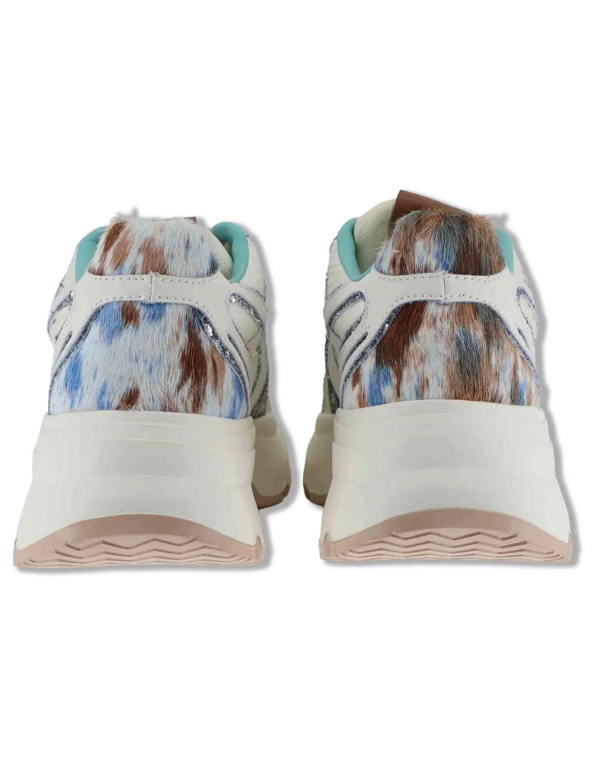 Sneakers Chunky in pelle e tessuto bianco Donna DALIA 05 sold by Spatarella product image thumbnail 5