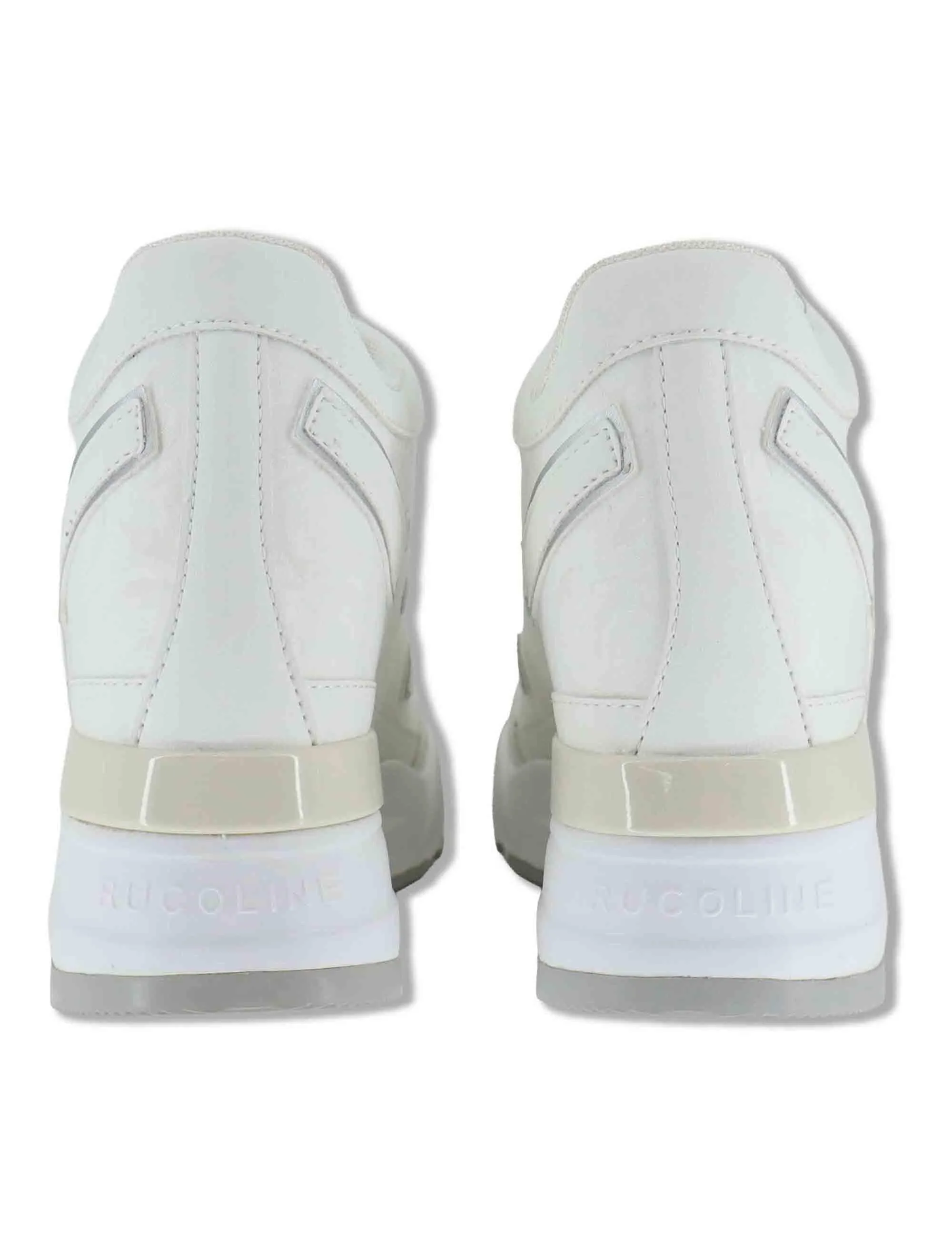 Sneakers high-top in pelle e tessuto bianco Donna 4537-84584 2 sold by Spatarella product image thumbnail 5