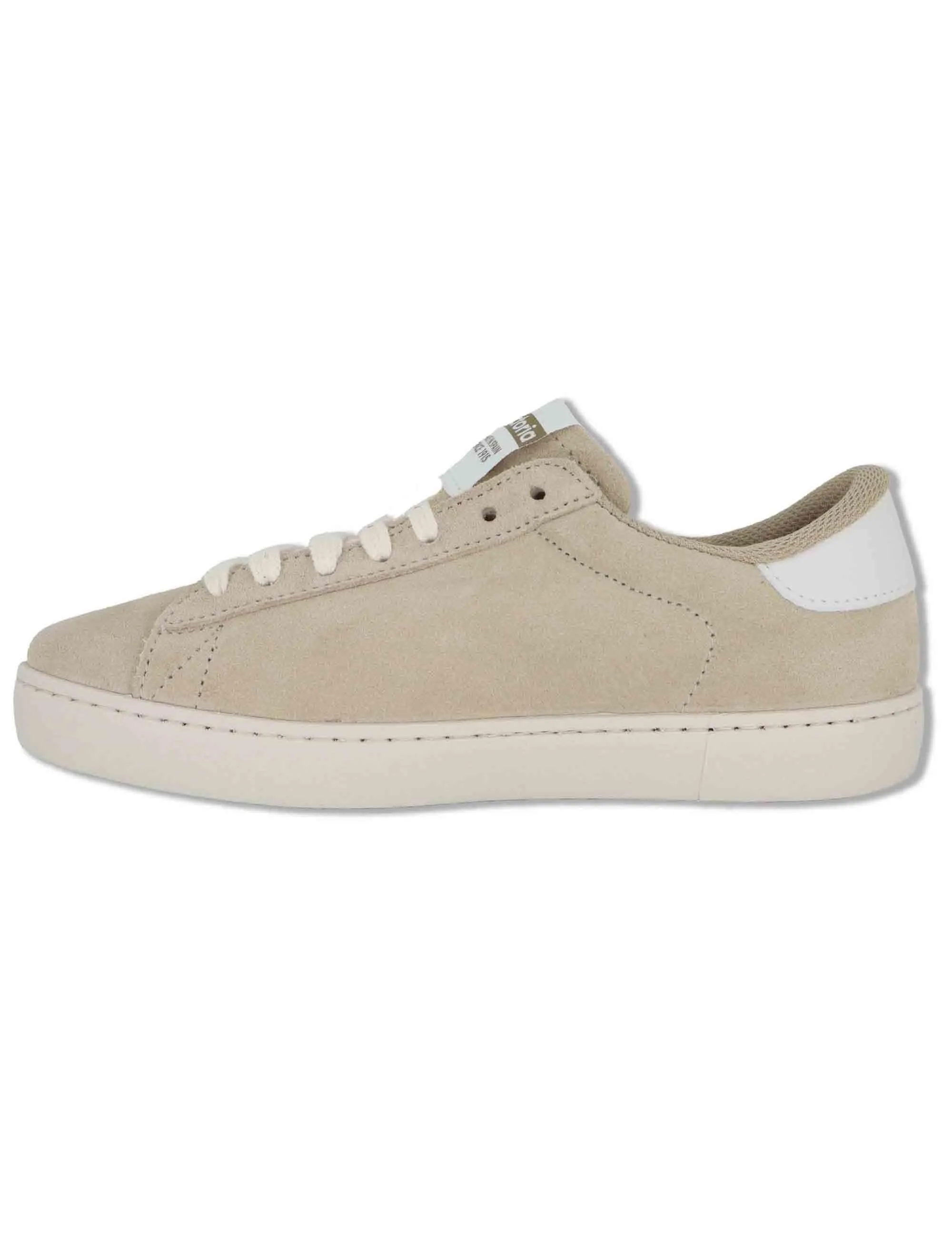 Sneakers Berlin in camoscio beige con logo glitter Donna 1126239 80_Beige sold by Spatarella product image thumbnail 2