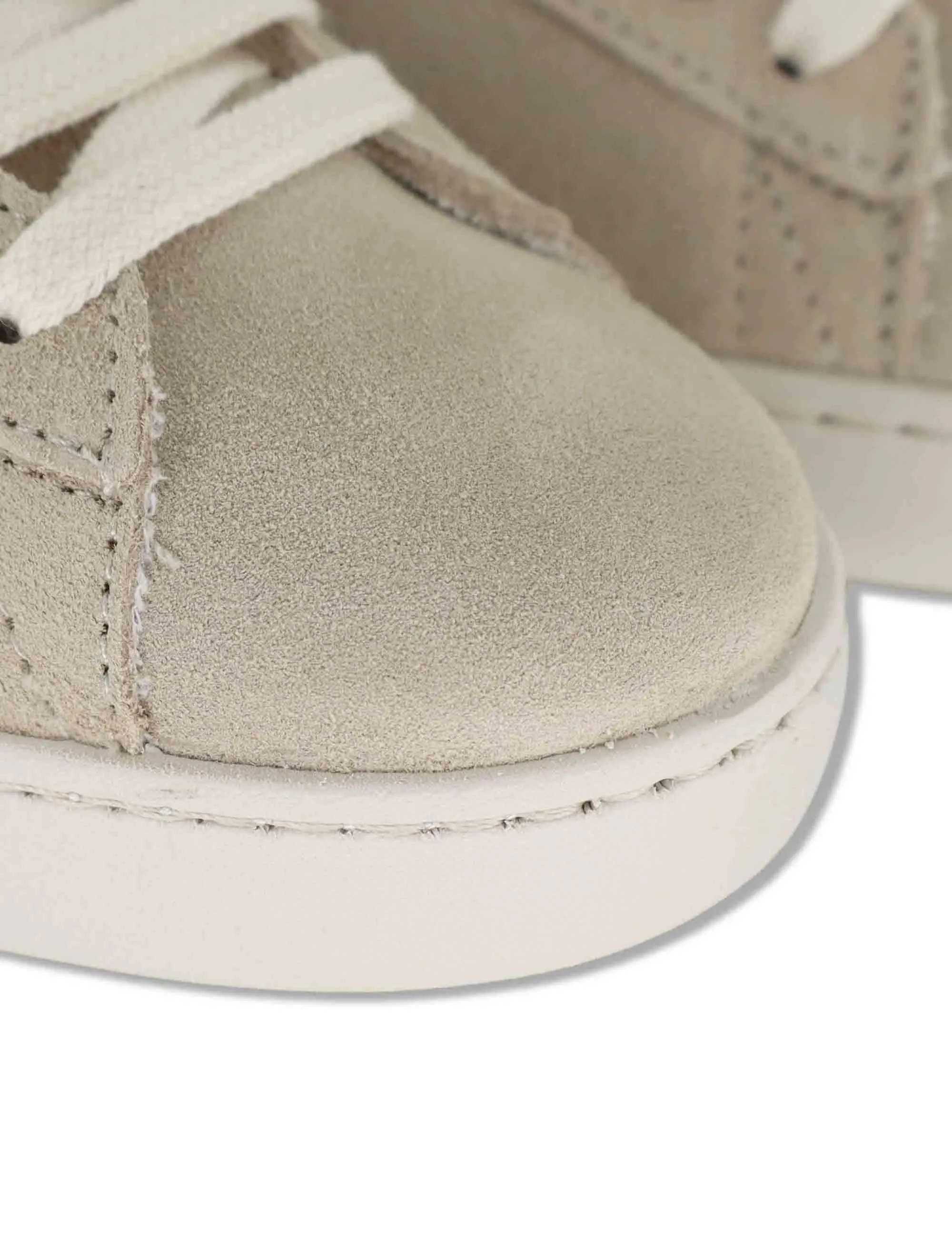 Sneakers Berlin in camoscio beige con logo glitter Donna 1126239 80_Beige sold by Spatarella product image thumbnail 4